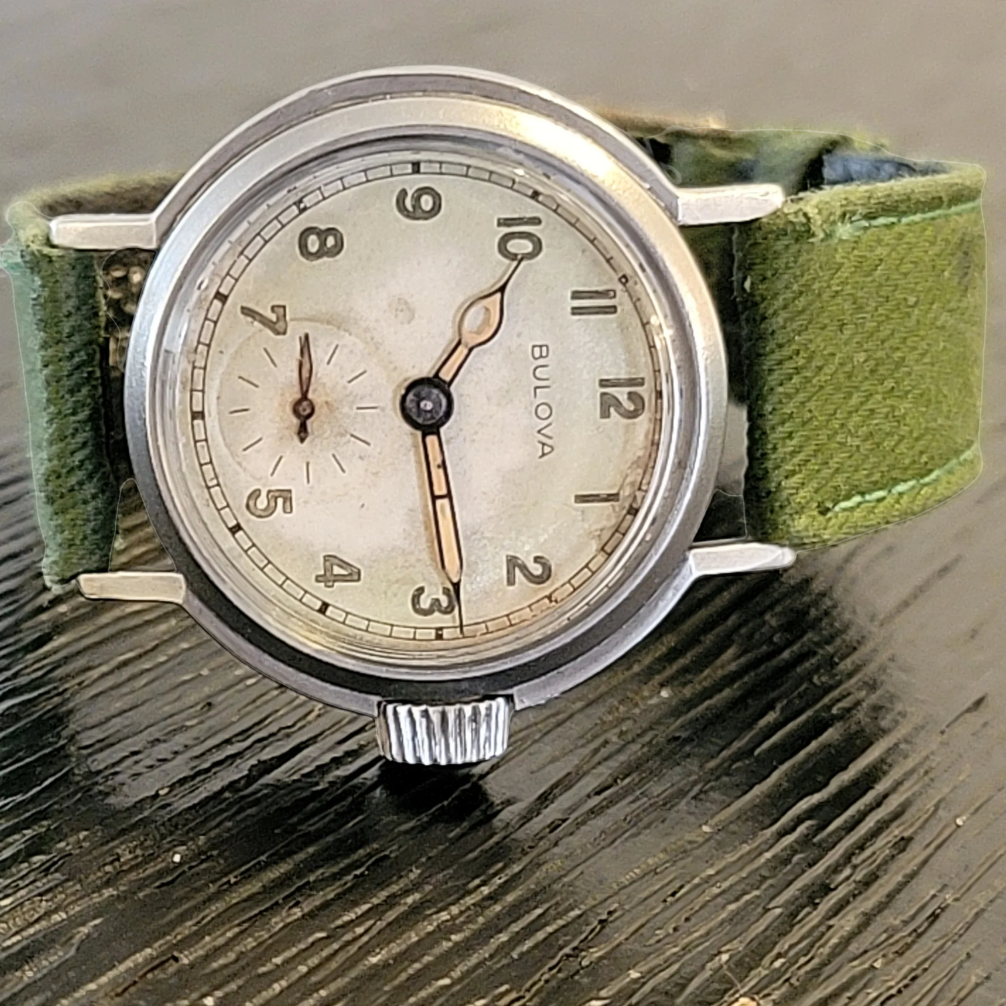 1945 BULOVA WWII Military Issue Watch Ord. Dept. U.S.A. Wristwatch - Image 12