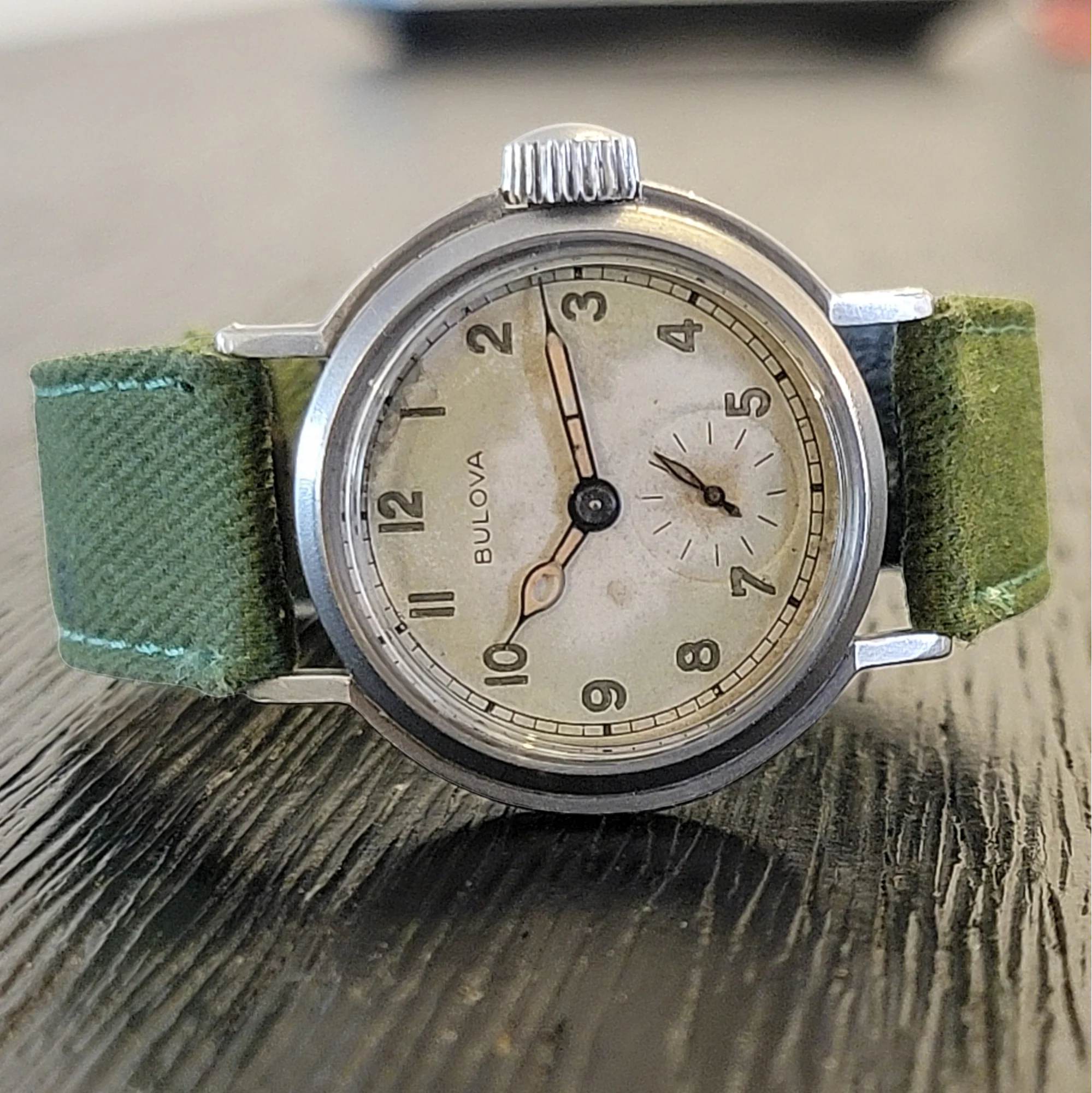1945 BULOVA WWII Military Issue Watch Ord. Dept. U.S.A. Wristwatch - Image 3
