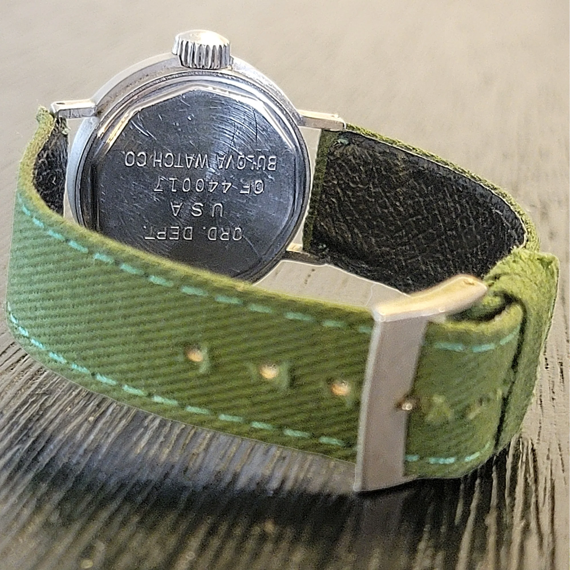 1945 BULOVA WWII Military Issue Watch Ord. Dept. U.S.A. Wristwatch - Image 4