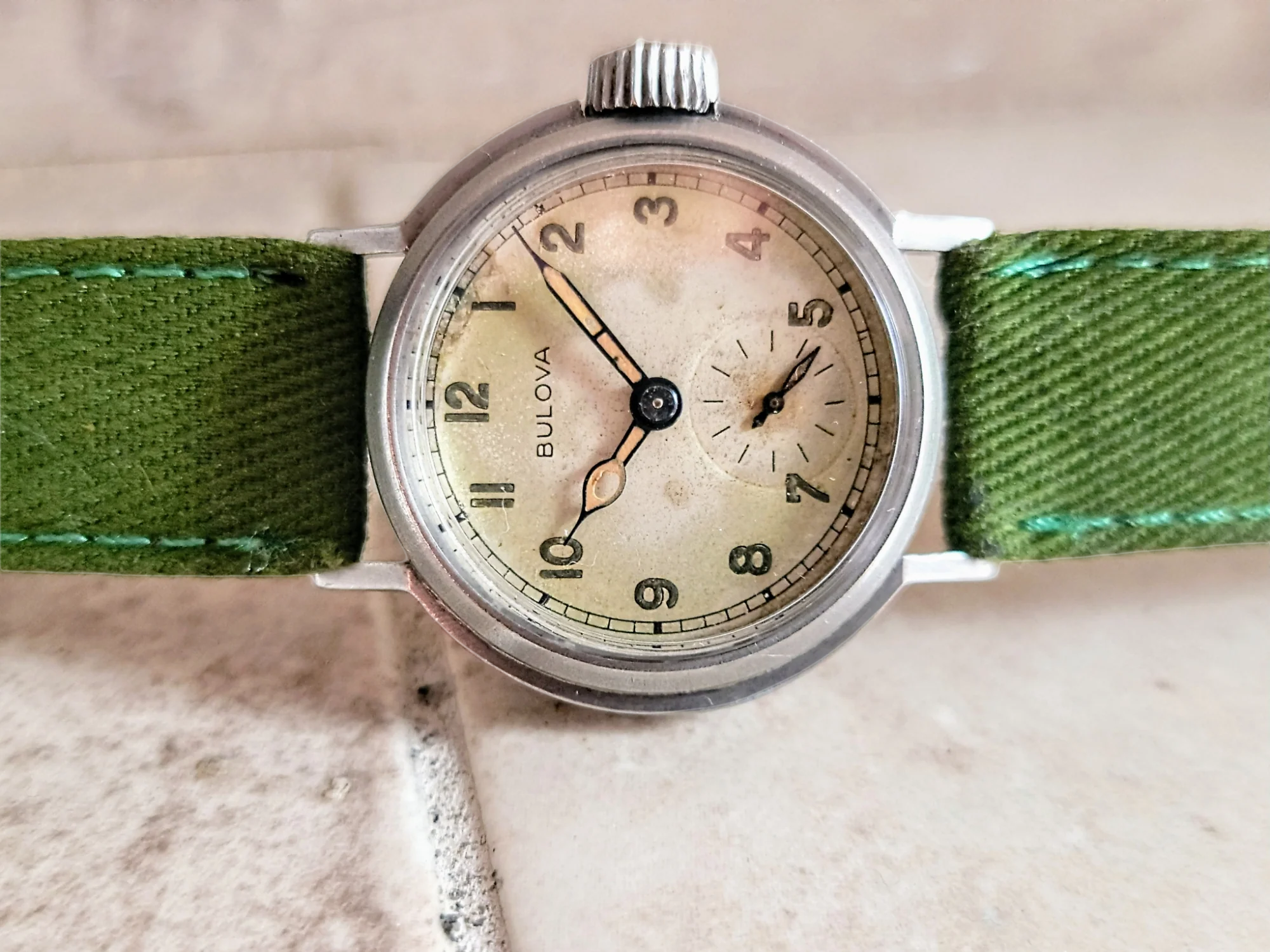 1945 BULOVA WWII Military Issue Watch Ord. Dept. U.S.A. Wristwatch - Image 8