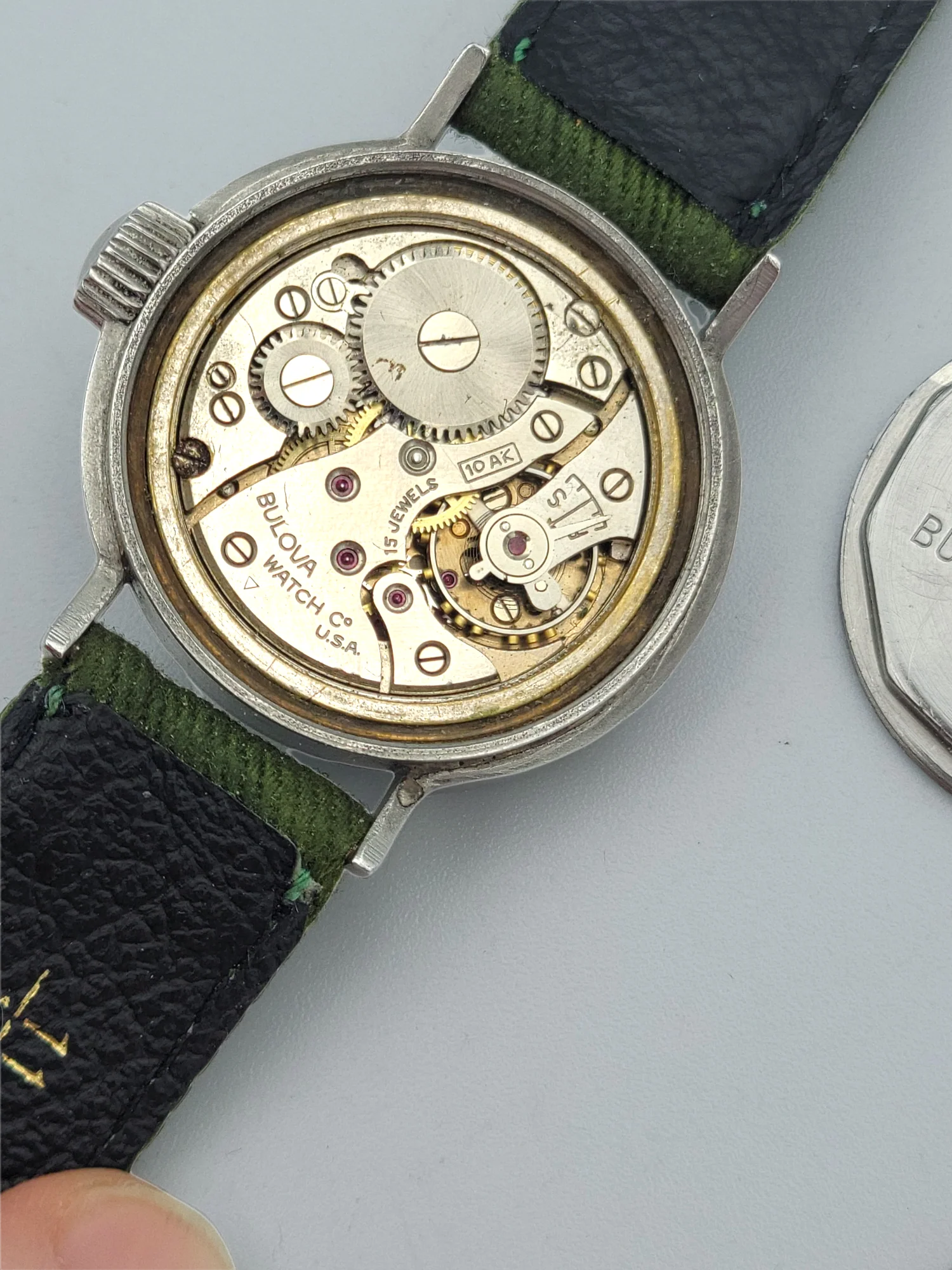 1945 BULOVA WWII Military Issue Watch Ord. Dept. U.S.A. Wristwatch - Image 9