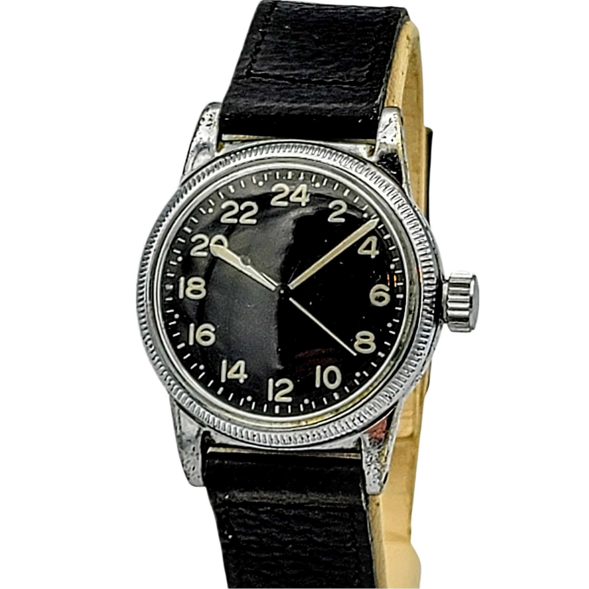 24 HOUR ELGIN Type A-11 Navigation Watch WWII U.S. Army Hacking 18 Jewels Grade 685 - Image 10