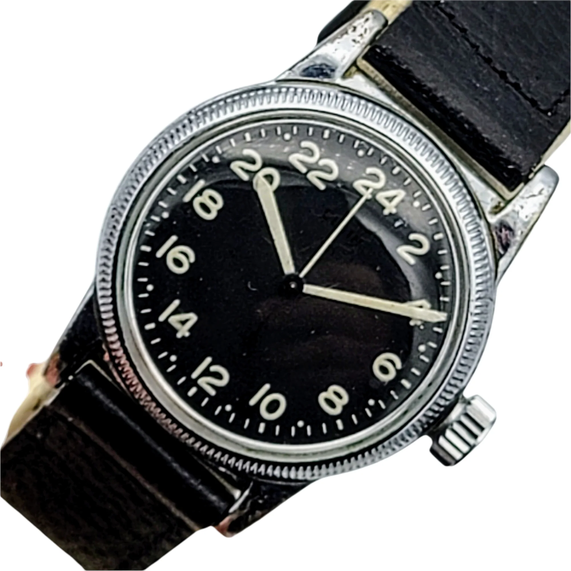 24 HOUR ELGIN Type A-11 Navigation Watch WWII U.S. Army Hacking 18 Jewels Grade 685 - Image 12