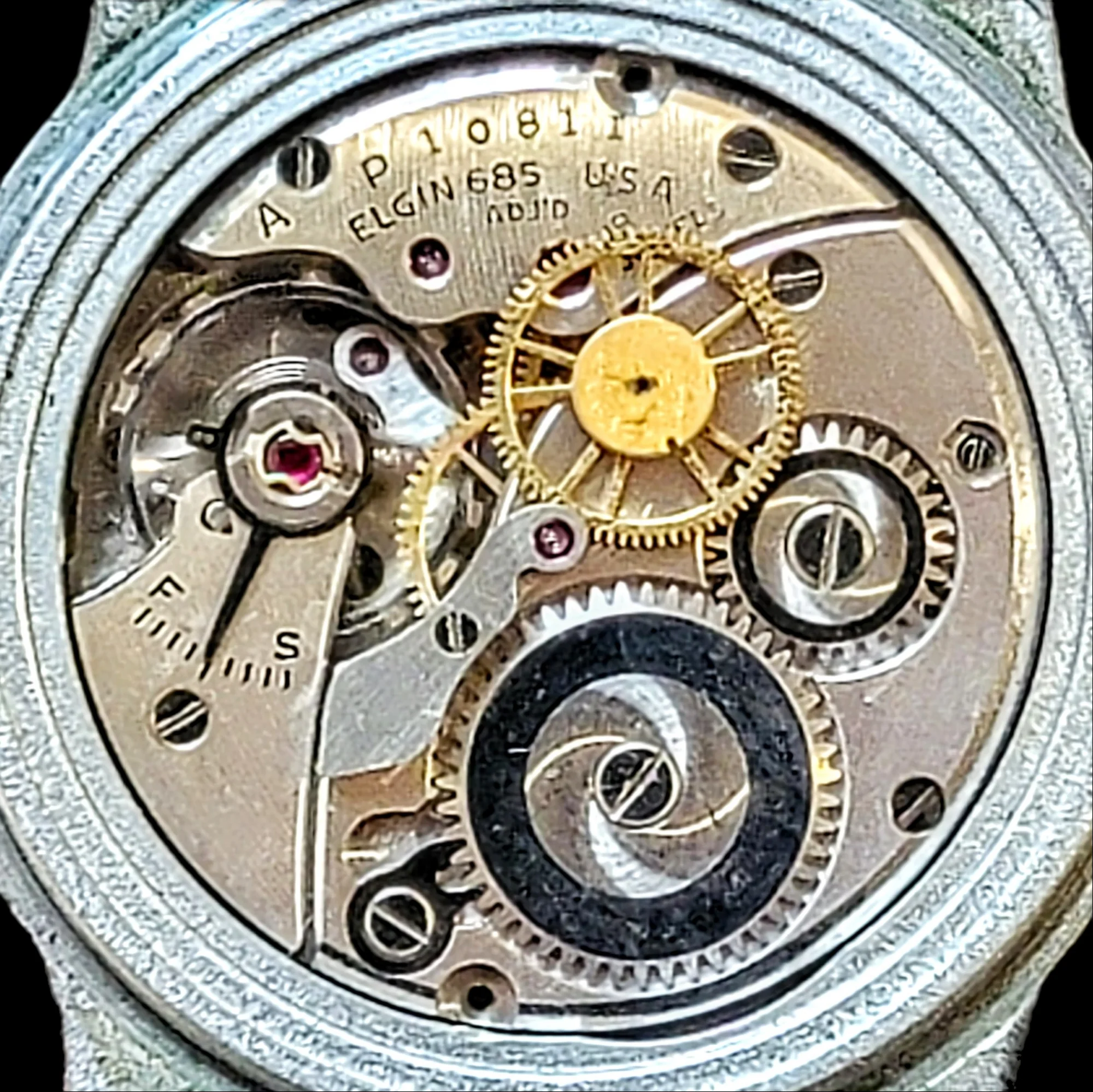 24 HOUR ELGIN Type A-11 Navigation Watch WWII U.S. Army Hacking 18 Jewels Grade 685 - Image 14