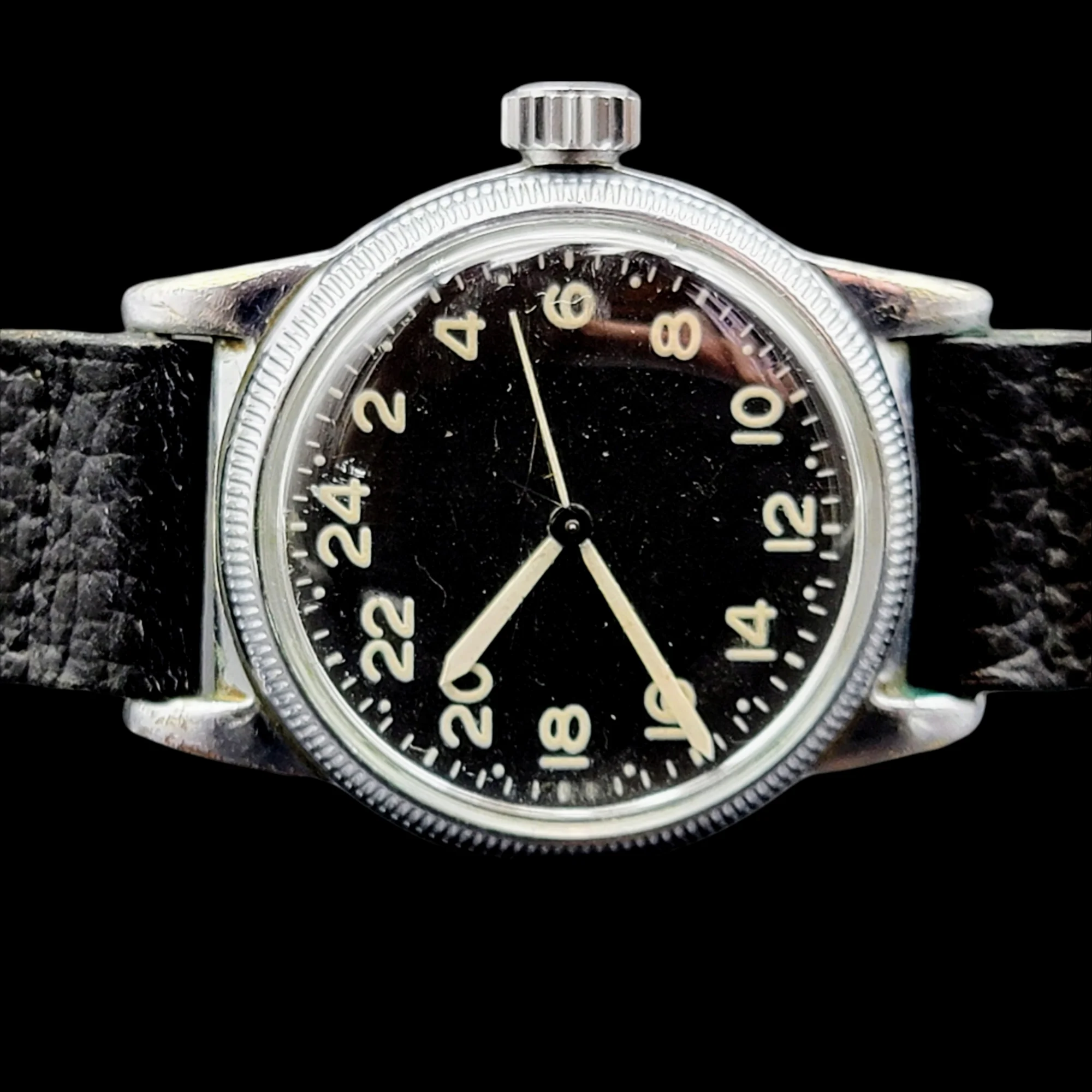 24 HOUR ELGIN Type A-11 Navigation Watch WWII U.S. Army Hacking 18 Jewels Grade 685 - Image 16