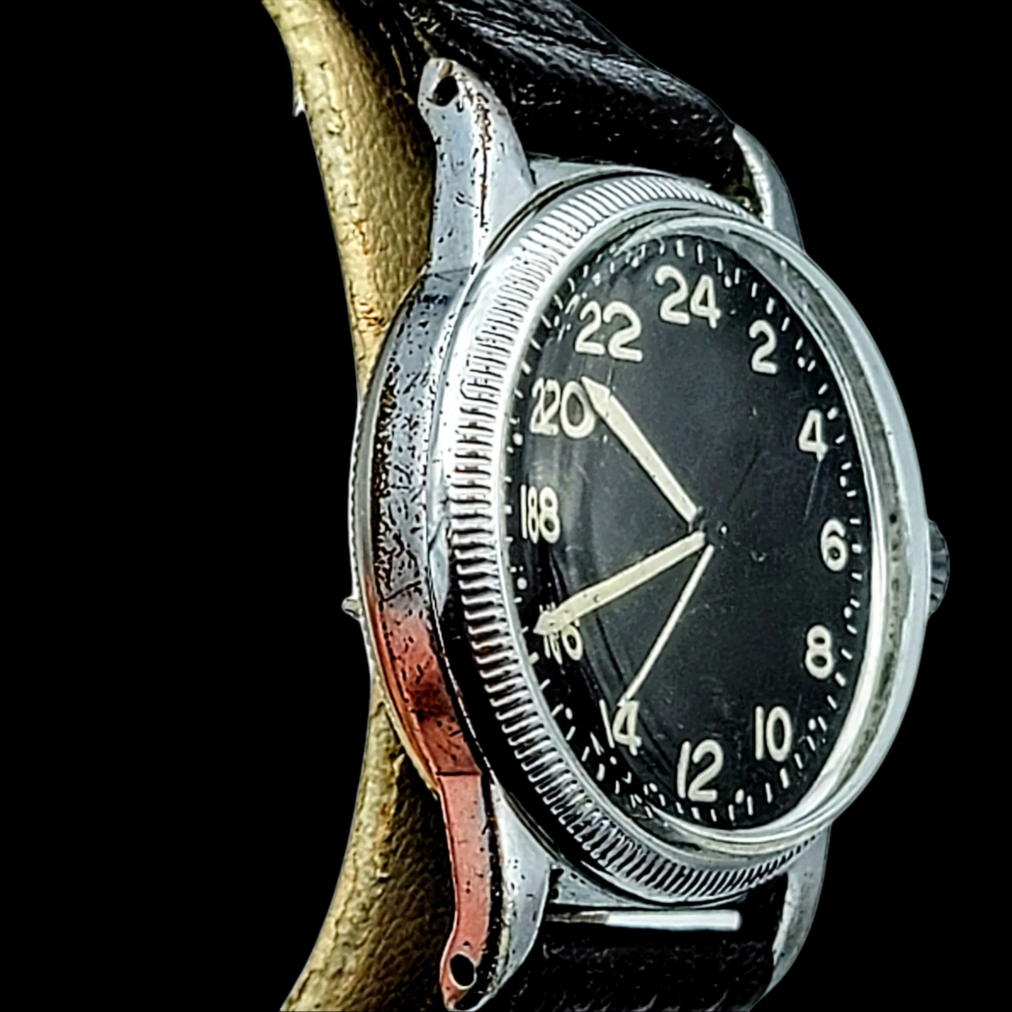 24 HOUR ELGIN Type A-11 Navigation Watch WWII U.S. Army Hacking 18 Jewels Grade 685 - Image 5
