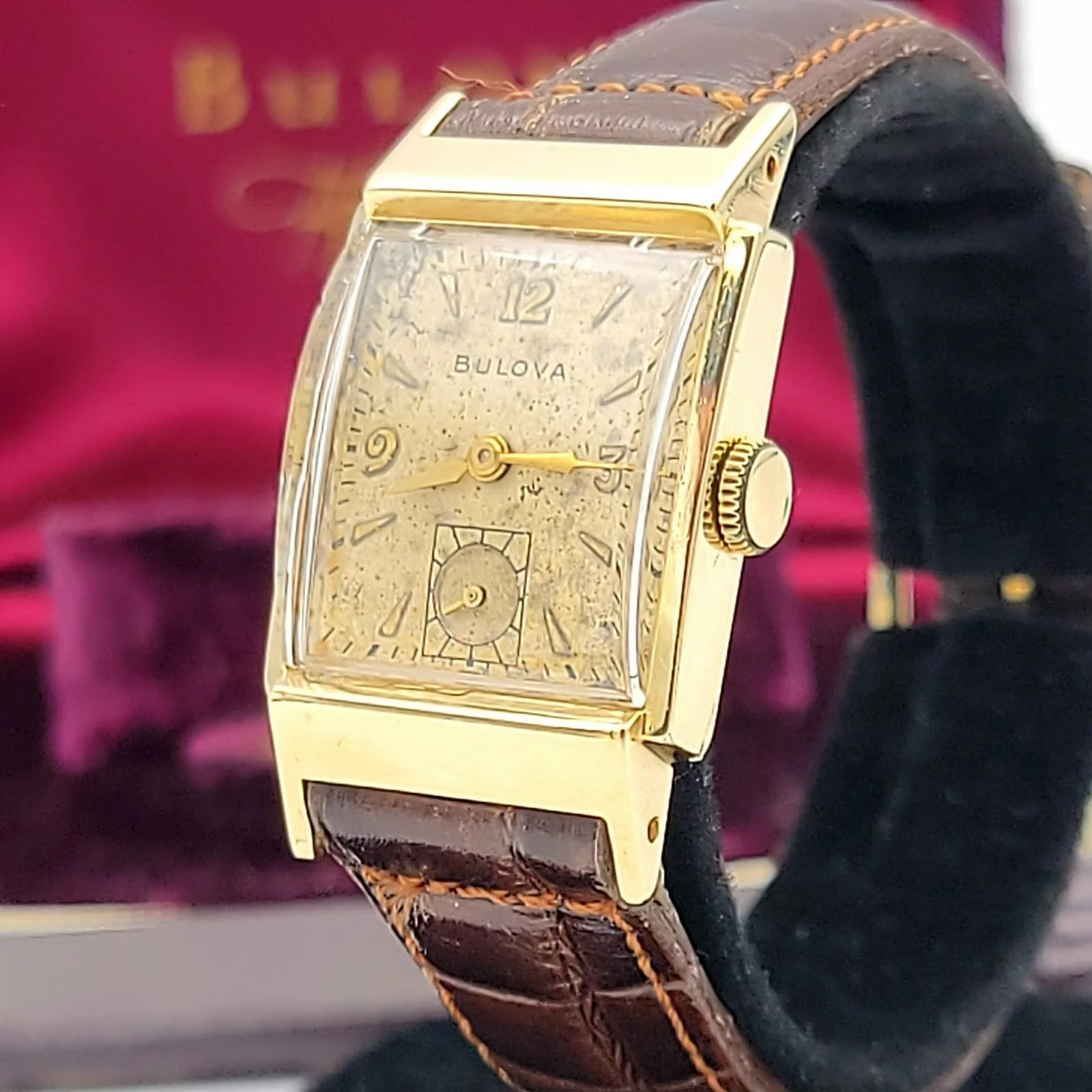 1946 BULOVA Douglas "B" 21 Jewels - In BOX! - Image 11
