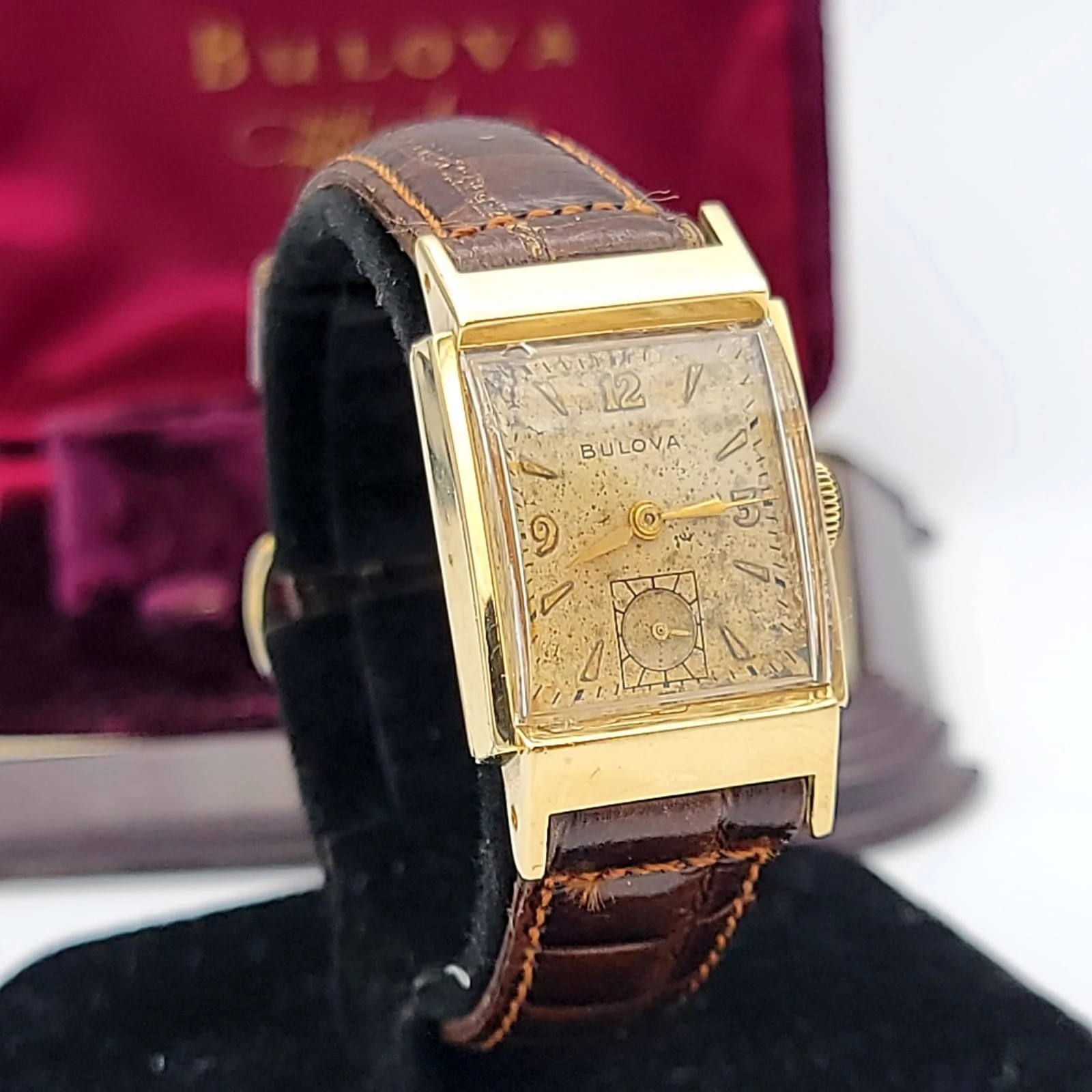1946 BULOVA Douglas "B" 21 Jewels - In BOX! - Image 13