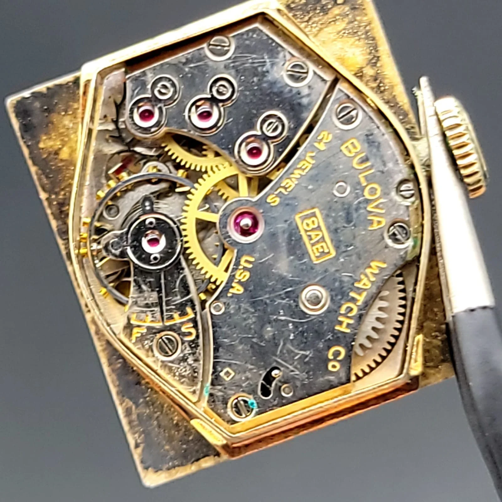 1946 BULOVA Douglas "B" 21 Jewels - In BOX! - Image 14