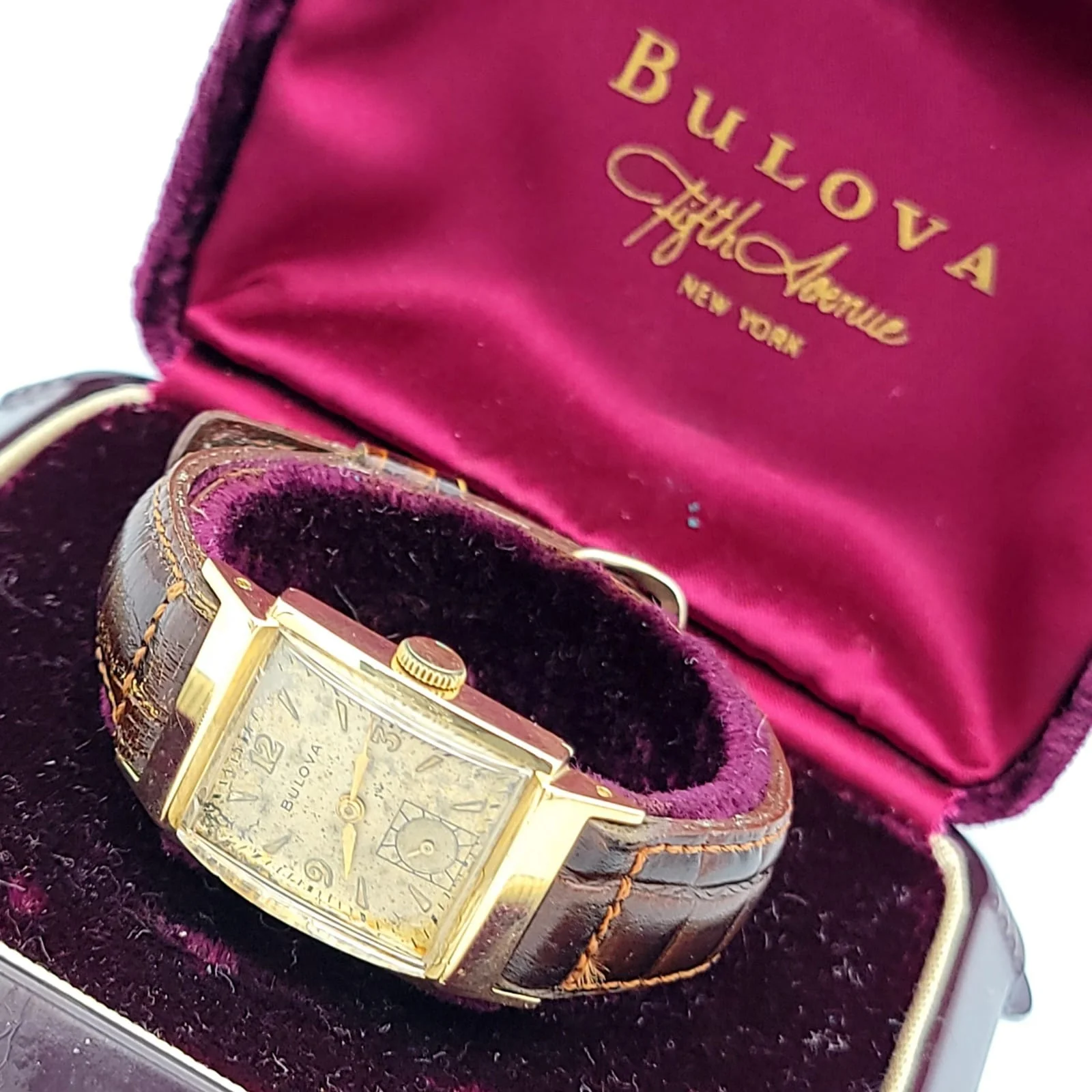 1946 BULOVA Douglas "B" 21 Jewels - In BOX! - Image 16