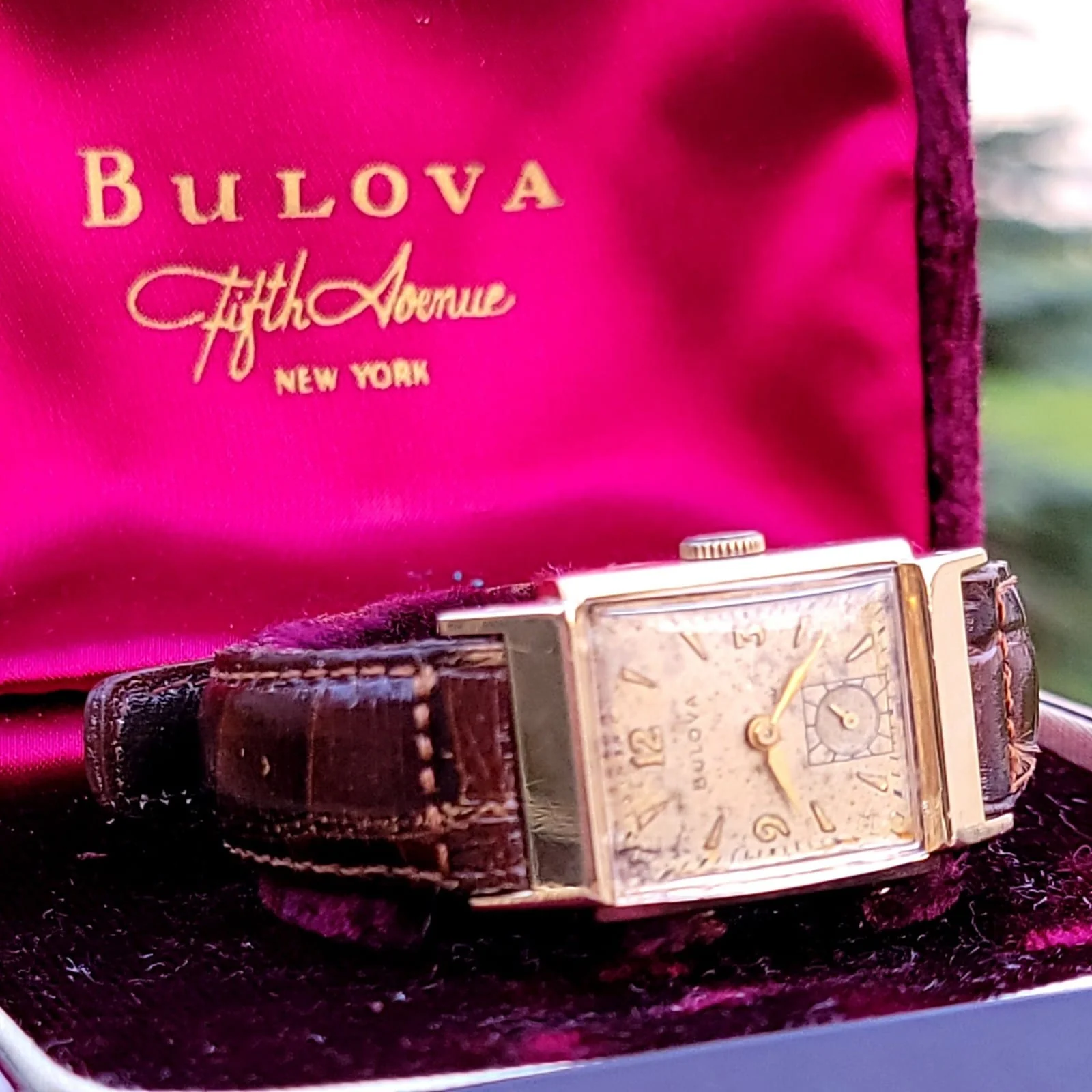 1946 BULOVA Douglas "B" 21 Jewels - In BOX! - Image 4