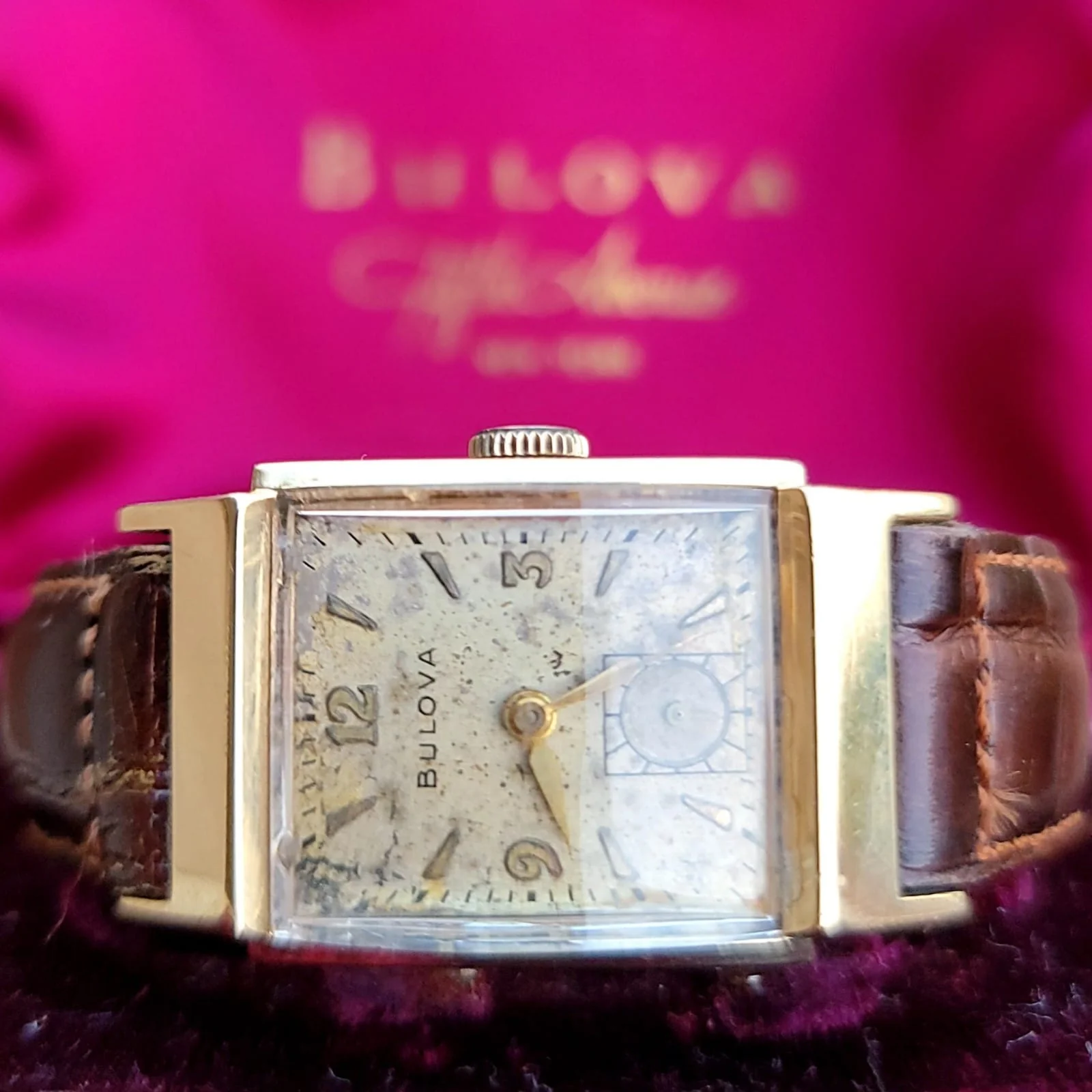 1946 BULOVA Douglas "B" 21 Jewels - In BOX! - Image 5
