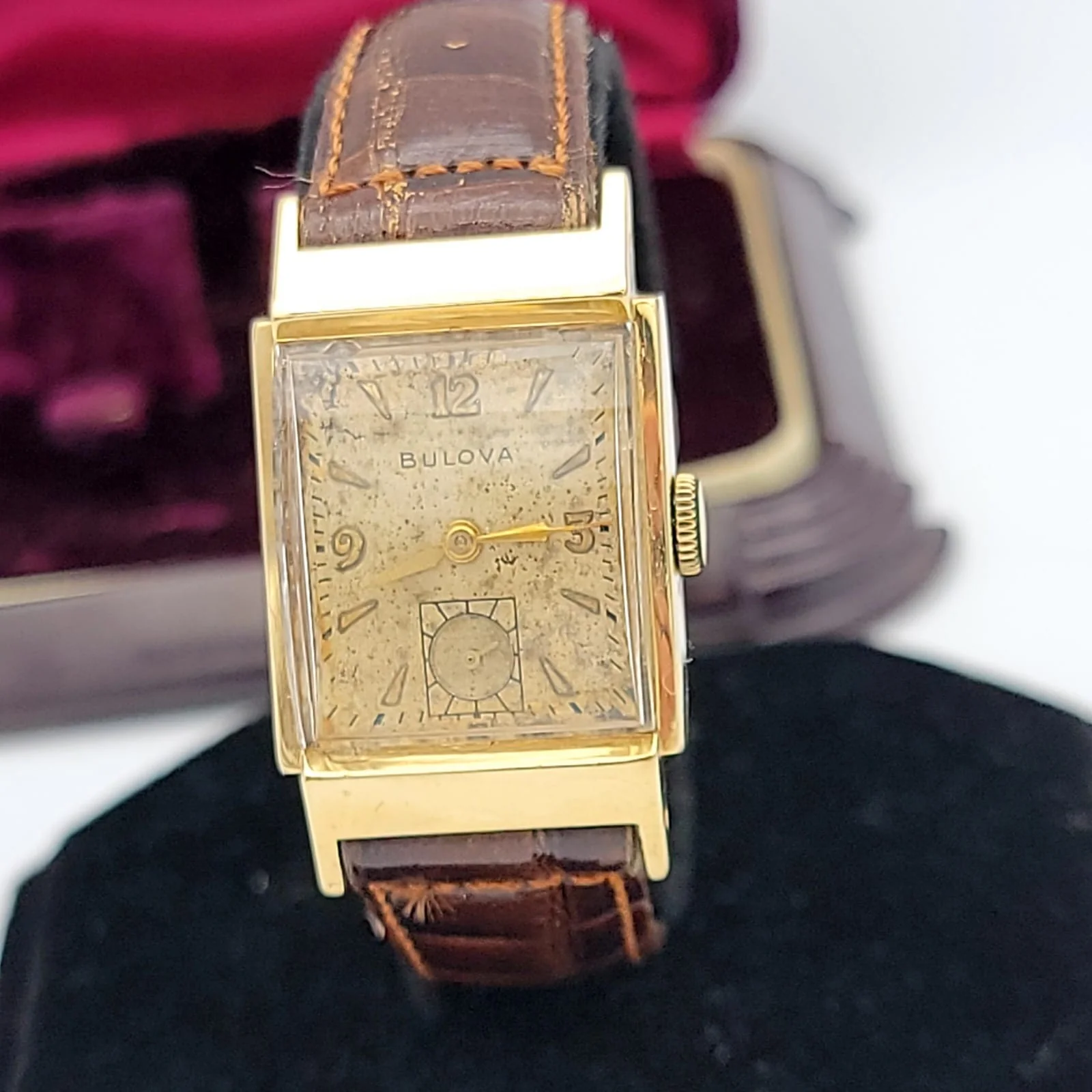 1946 BULOVA Douglas "B" 21 Jewels - In BOX! - Image 8