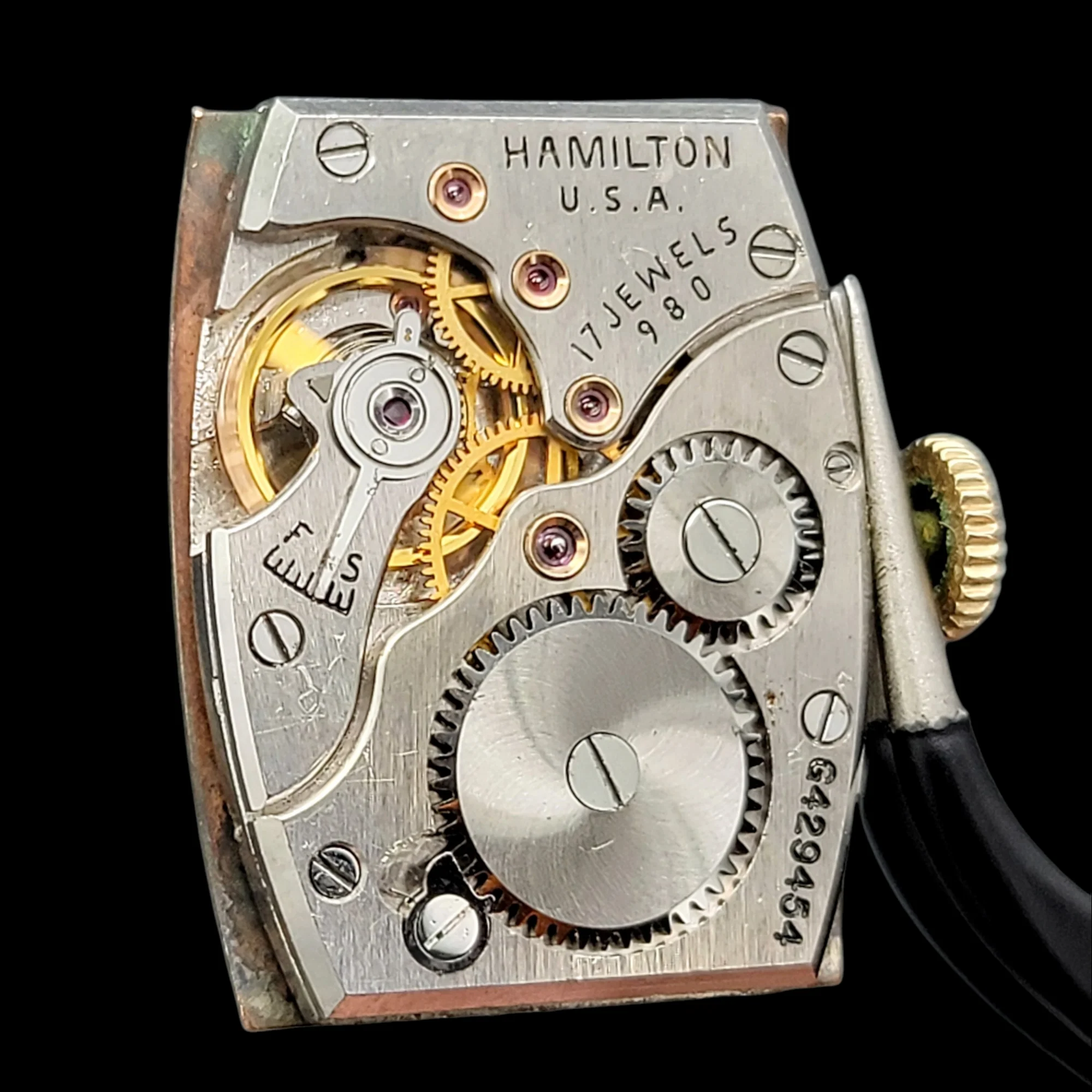 1946 HAMILTON Alan Watch Grade 980 U.S.A. Made - Image 10