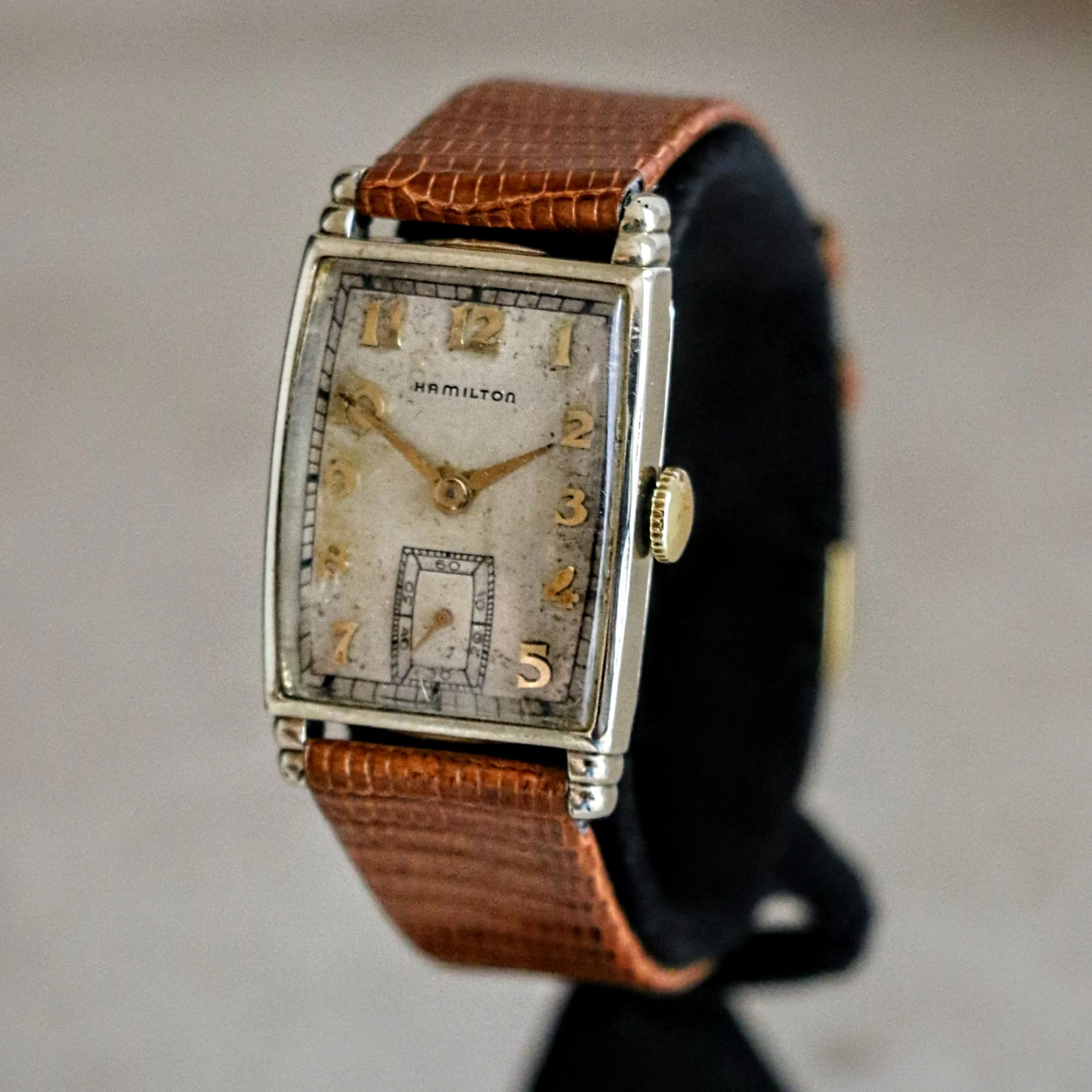 1946 HAMILTON Myron Wristwatch 10K Yellow G.F. Wristwatch U.S.A. Grade 980 Watch - Image 5