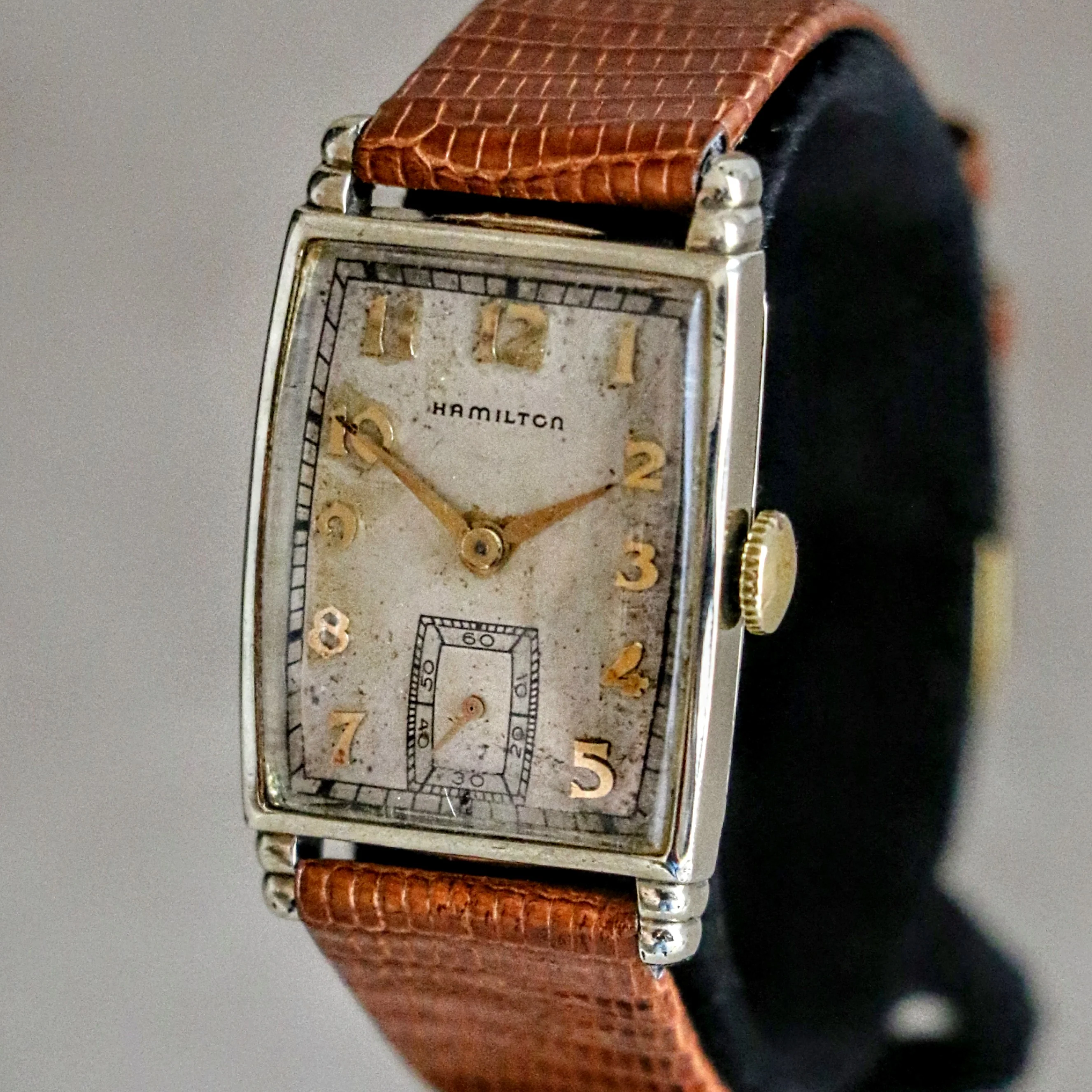 1946 HAMILTON Myron Wristwatch 10K Yellow G.F. Wristwatch U.S.A. Grade 980 Watch - Image 6