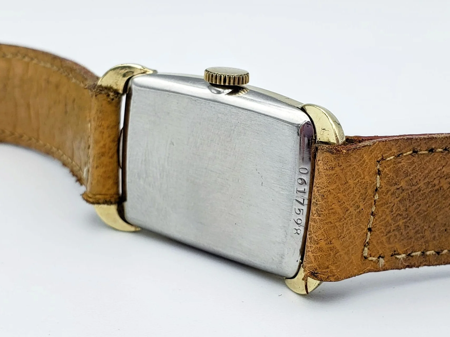 1947 BULOVA Senator Two-Tone Black Dial U.S.A. Caliber 8AE 17 Jewels Watch - Image 14