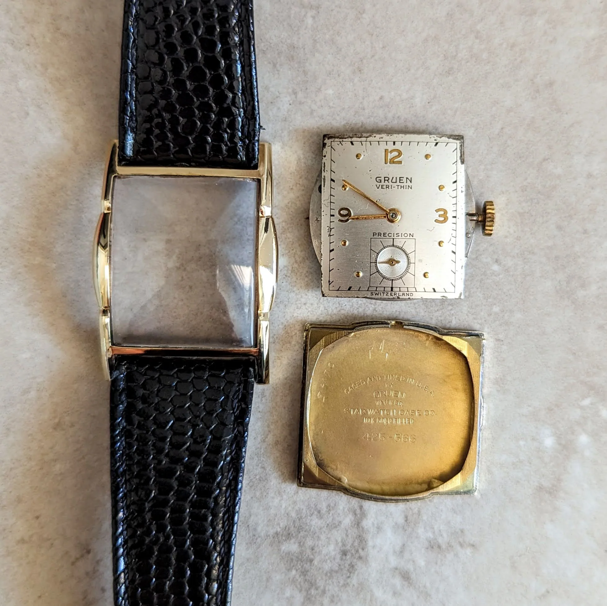 1947 GRUEN Veri-Thin Precision Wristwatch Cal. 425 Swiss Made Watch - Image 17