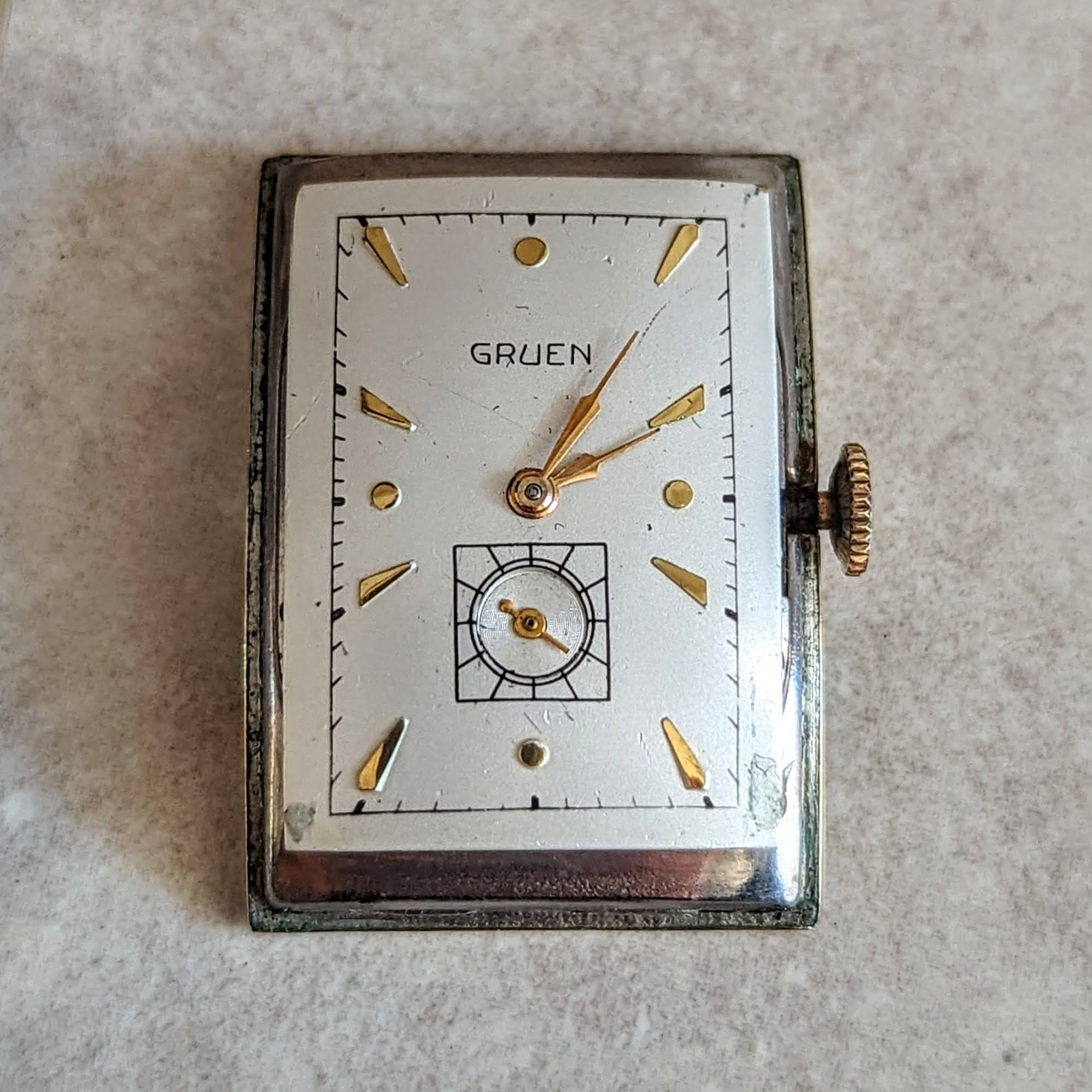 1948 GRUEN Curvex Precision Wristwatch “Curvametric” 17 Jewels Cal. 370 Swiss Watch - Image 19