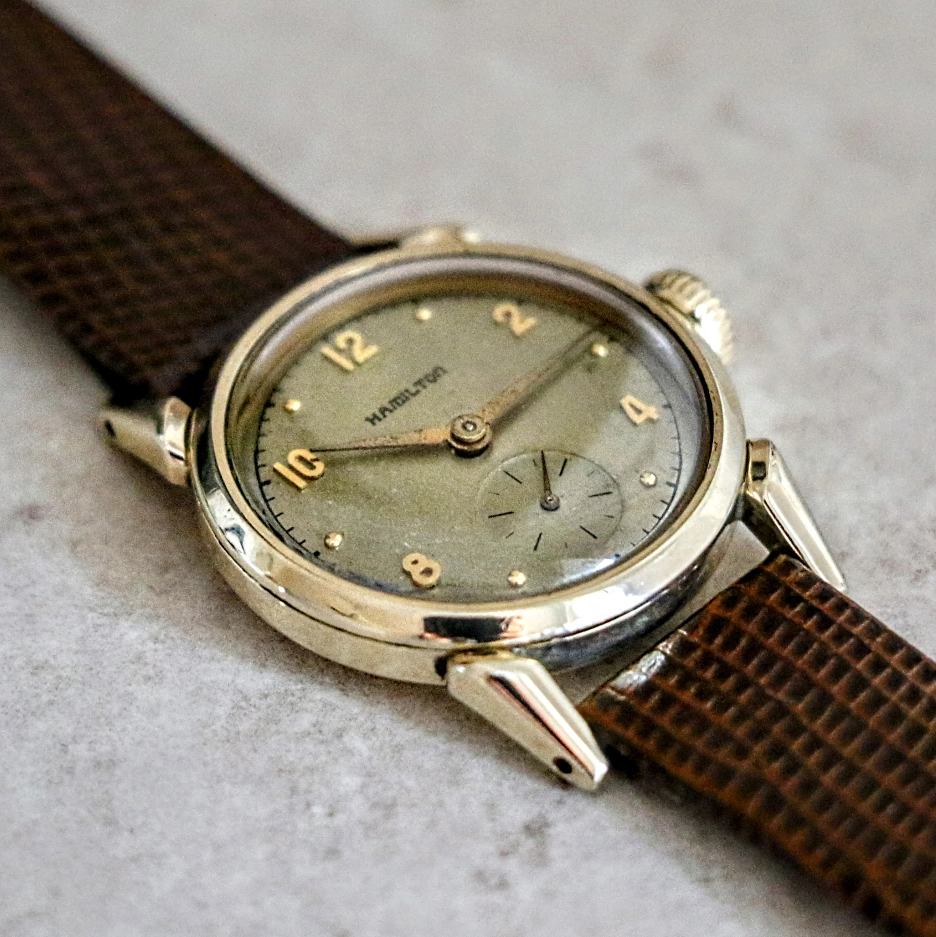 1948 HAMILTON Langdon Wristwatch “CLD” Weatherproof U.S.A. Caliber 747 17J Watch - Image 10
