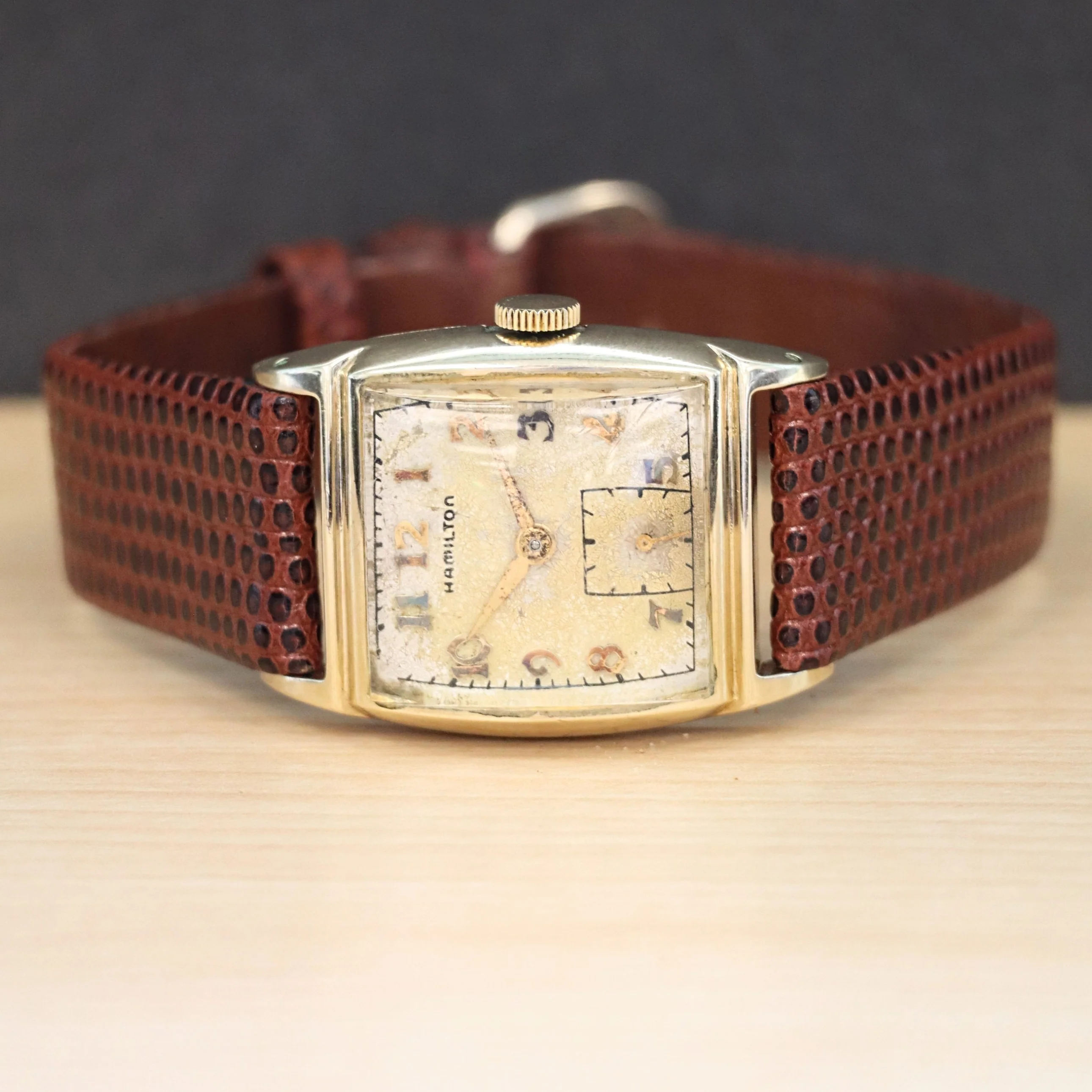 1949 HAMILTON Forbes Watch Cal. 747 17 Jewels U.S.A. 14K G.F. Wristwatch - In Original Box! - Image 13
