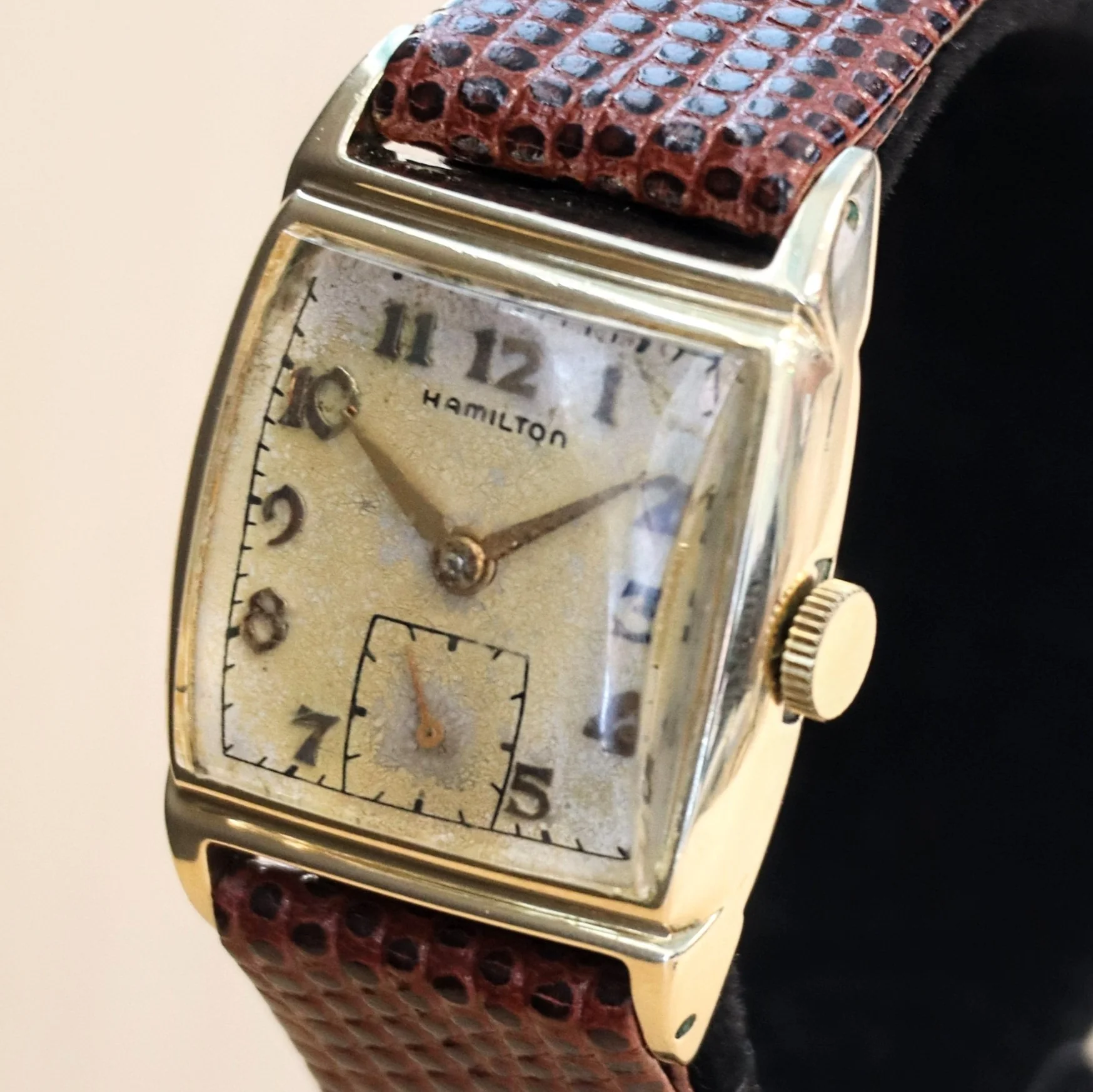 1949 HAMILTON Forbes Watch Cal. 747 17 Jewels U.S.A. 14K G.F. Wristwatch - In Original Box! - Image 7