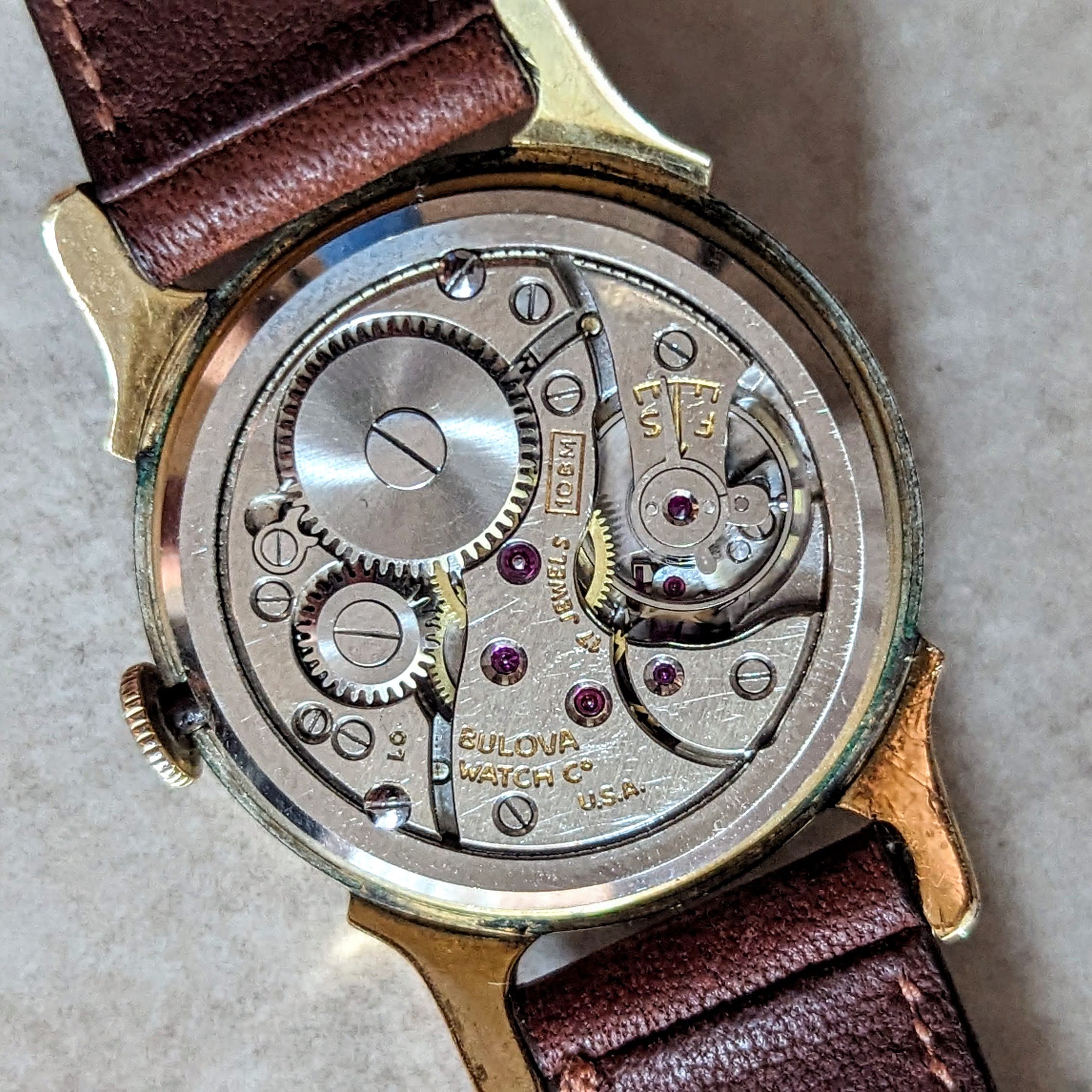 1950 BULOVA Windsor Watch Cal. 10BM 17 Jewels U.S.A. Made Wristwatch - Image 13