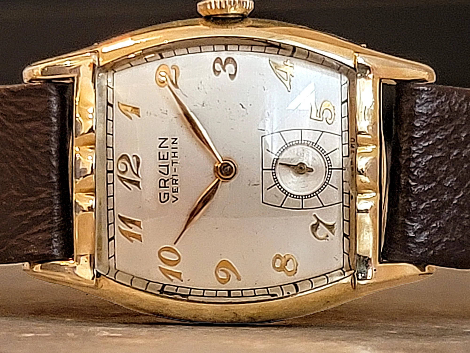 1950 GRUEN Veri-Thin Watch 15 Jewels Cal. 421 Swiss Made - Image 12