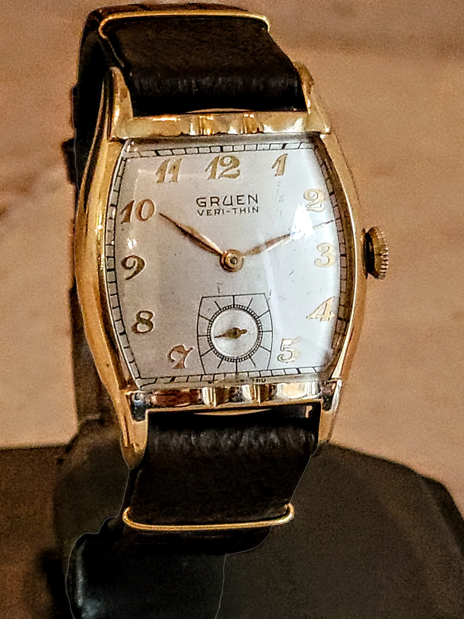 1950 GRUEN Veri-Thin Watch 15 Jewels Cal. 421 Swiss Made - Image 3
