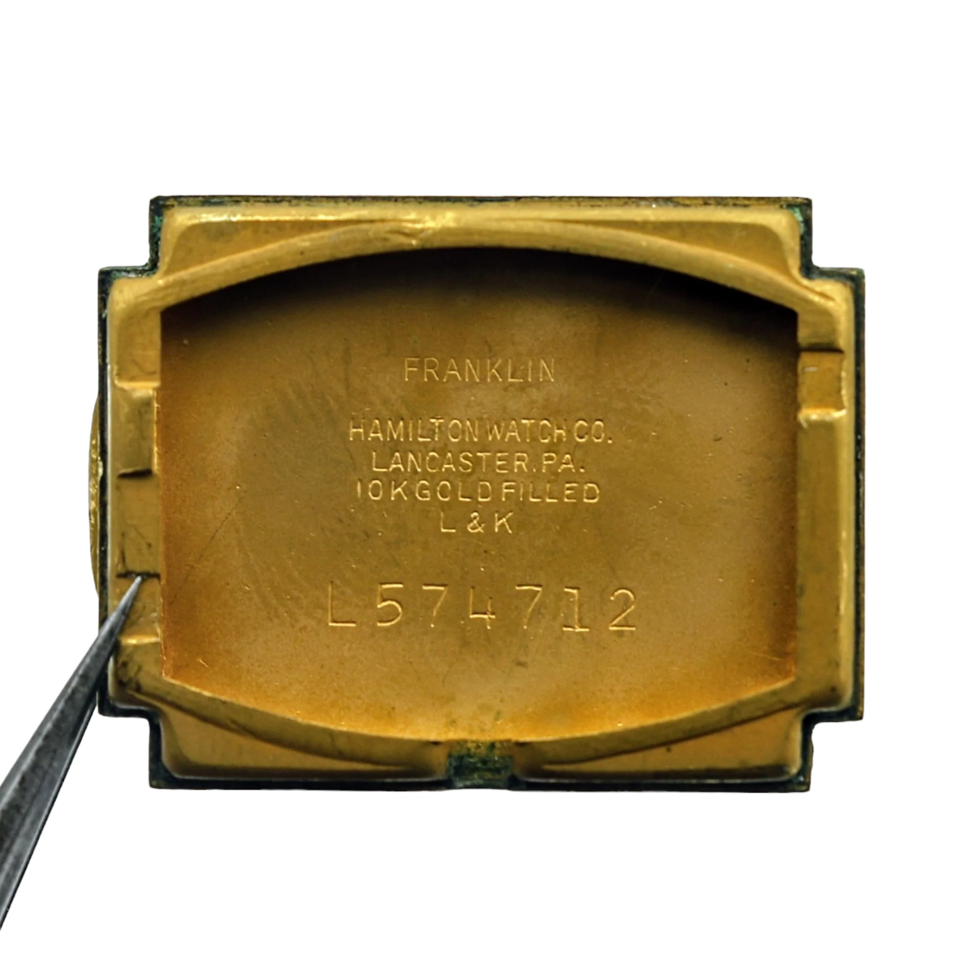 1950 Hamilton Franklin Wristwatch 10K GF Grade 980 17 Jewels Watch - Image 14