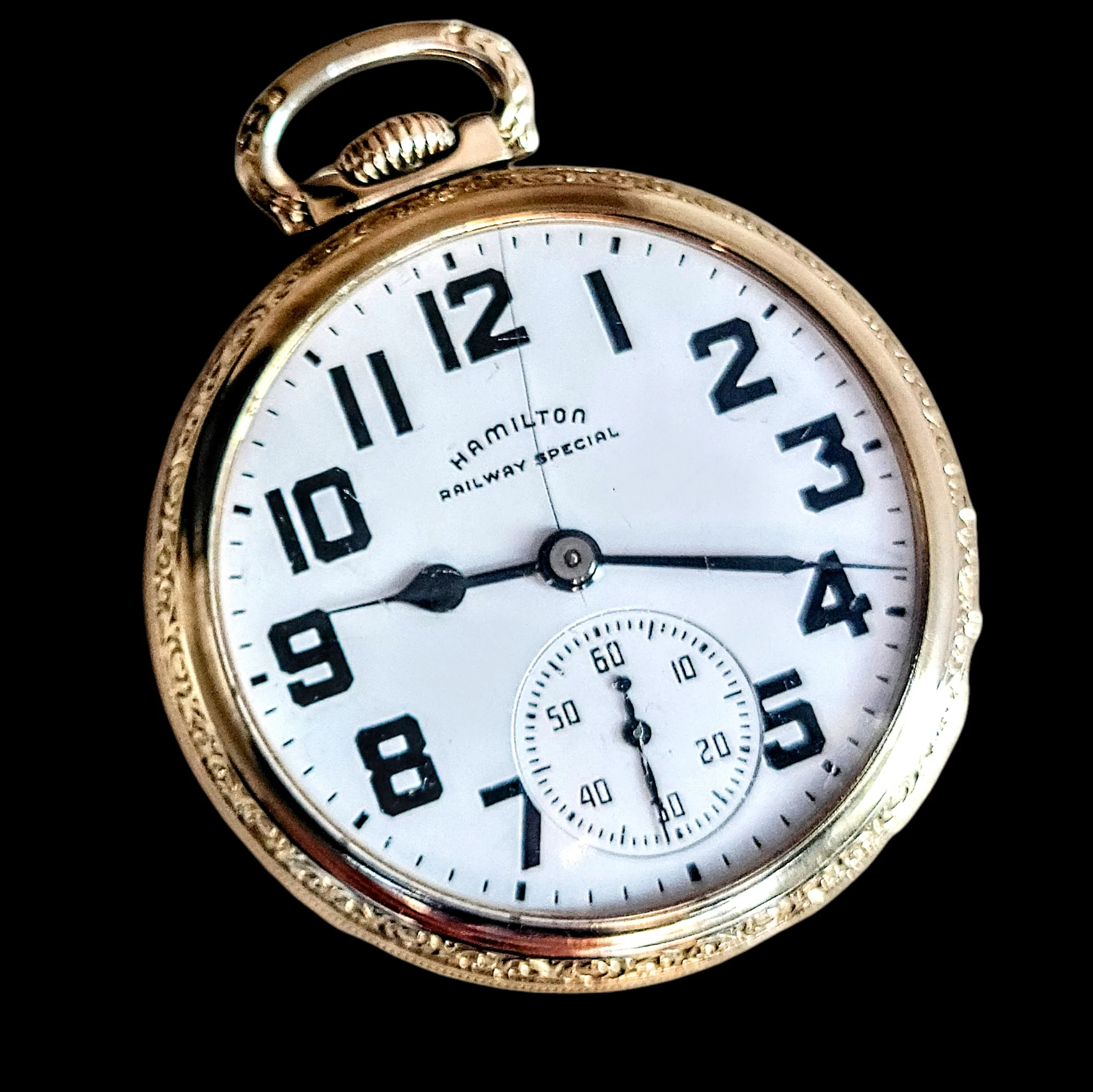 1950 HAMILTON Railway Special Pocket Watch U.S.A. Made