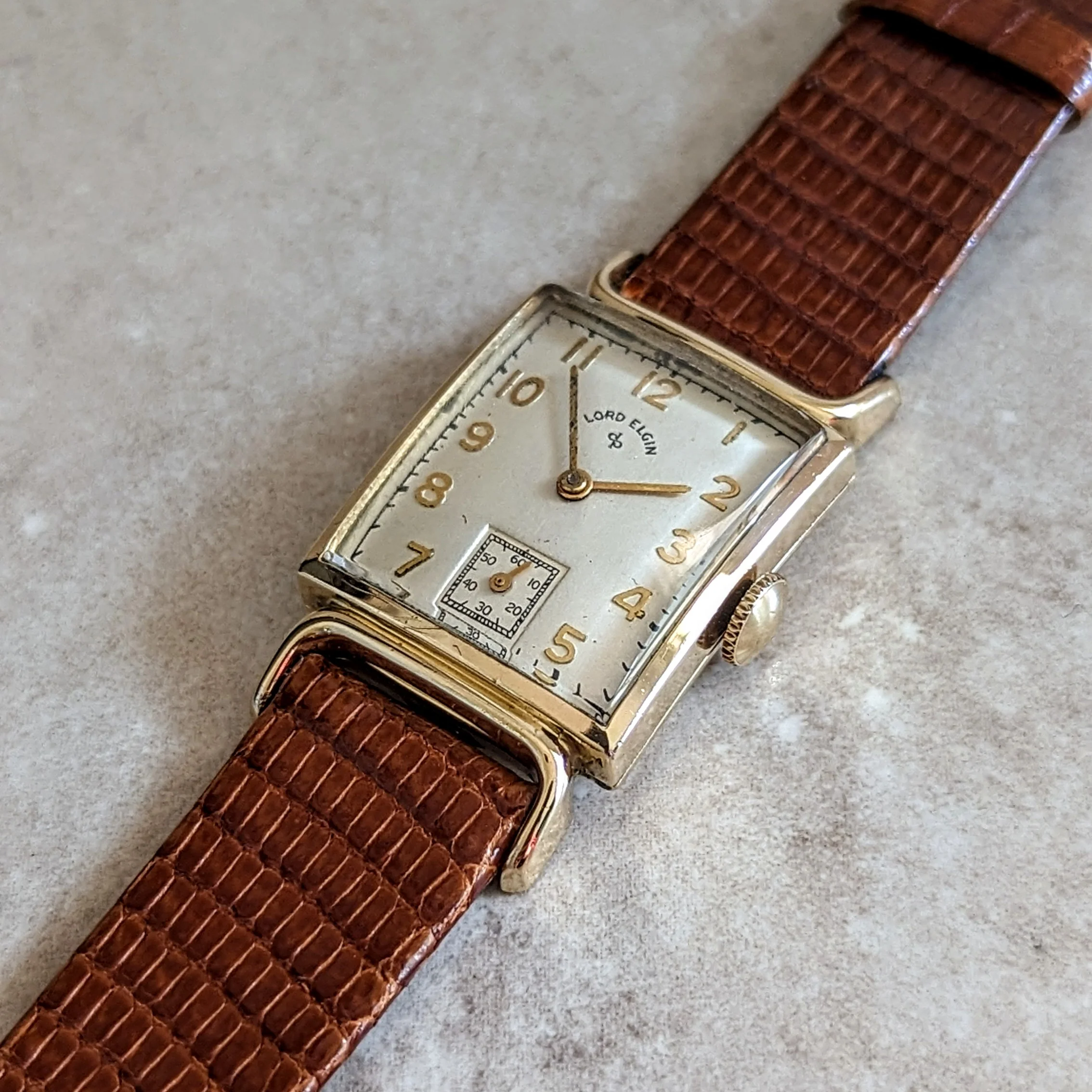 1950 LORD ELGIN Wristwatch 23 Jewels Grade 626 6 ADJ’s U.S.A. Made Vintage Watch - Image 12