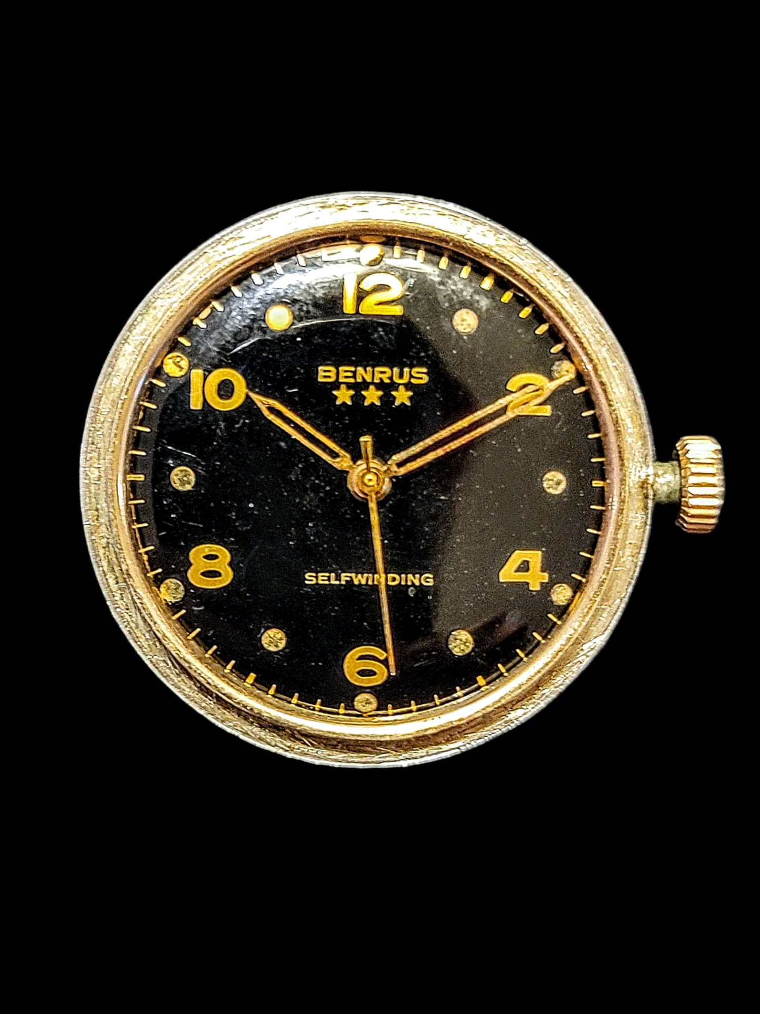 1950's  BENRUS Self-Winding Watch 17 Jewels Model CF 1 Cal. ETA 1256 Swiss - Image 14