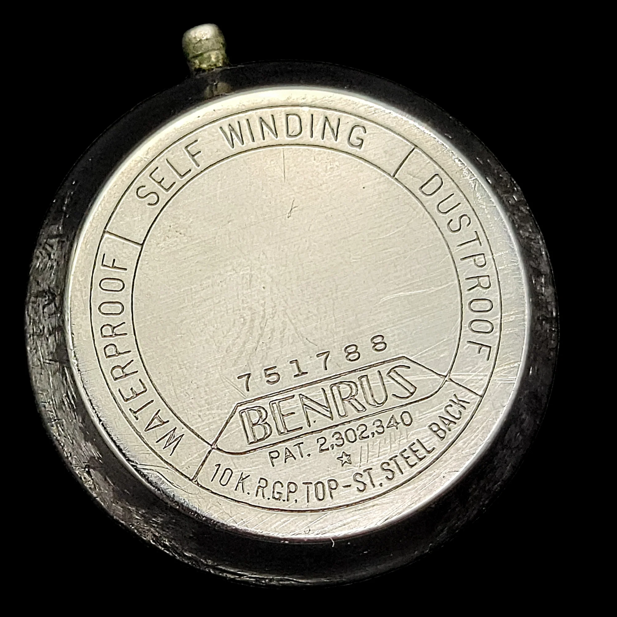 1950's  BENRUS Self-Winding Watch 17 Jewels Model CF 1 Cal. ETA 1256 Swiss - Image 16