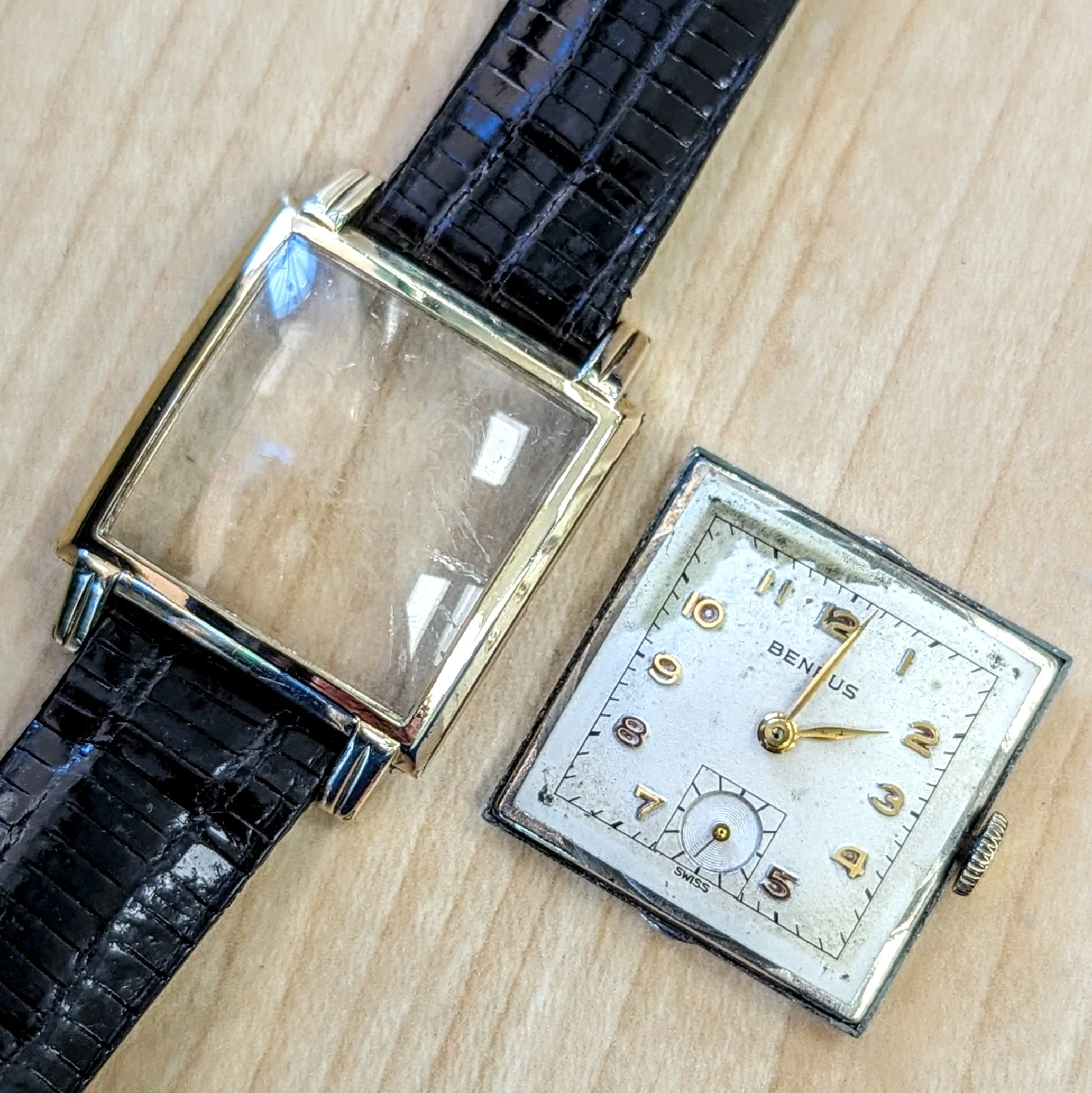 1950's BENRUS Watch 17 Jewels Model BA 2 Cal. ETA 900  Swiss Made Wristwatch - Image 10
