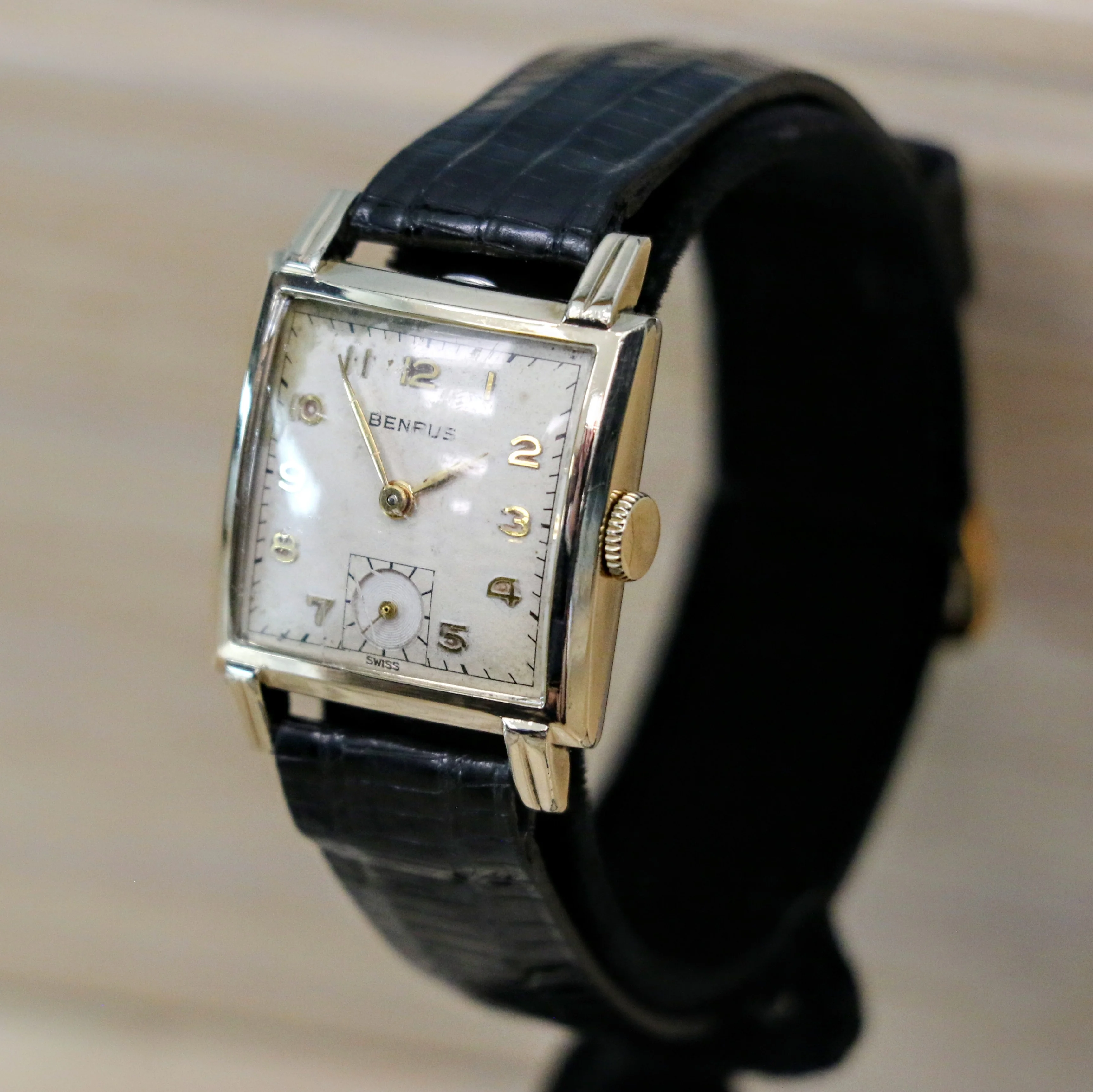 1950's BENRUS Watch 17 Jewels Model BA 2 Cal. ETA 900  Swiss Made Wristwatch - Image 3