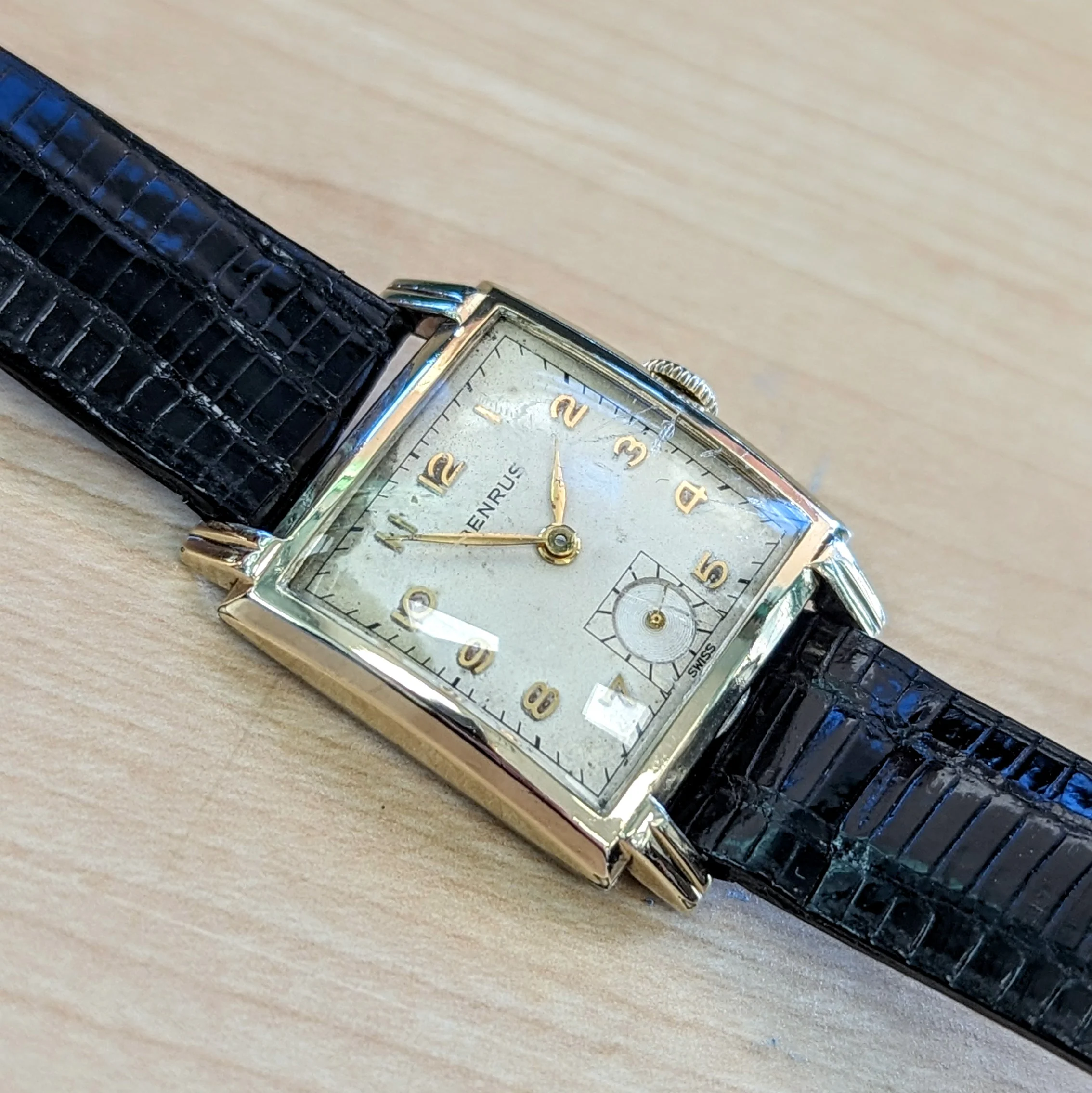 1950's BENRUS Watch 17 Jewels Model BA 2 Cal. ETA 900  Swiss Made Wristwatch - Image 7