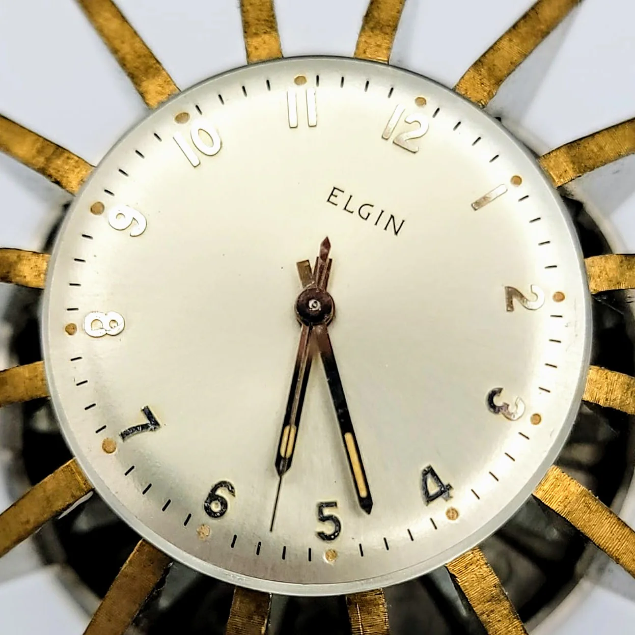 1950's ELGIN Pie Pan Dial 19 Jewels U.S.A. - Image 6