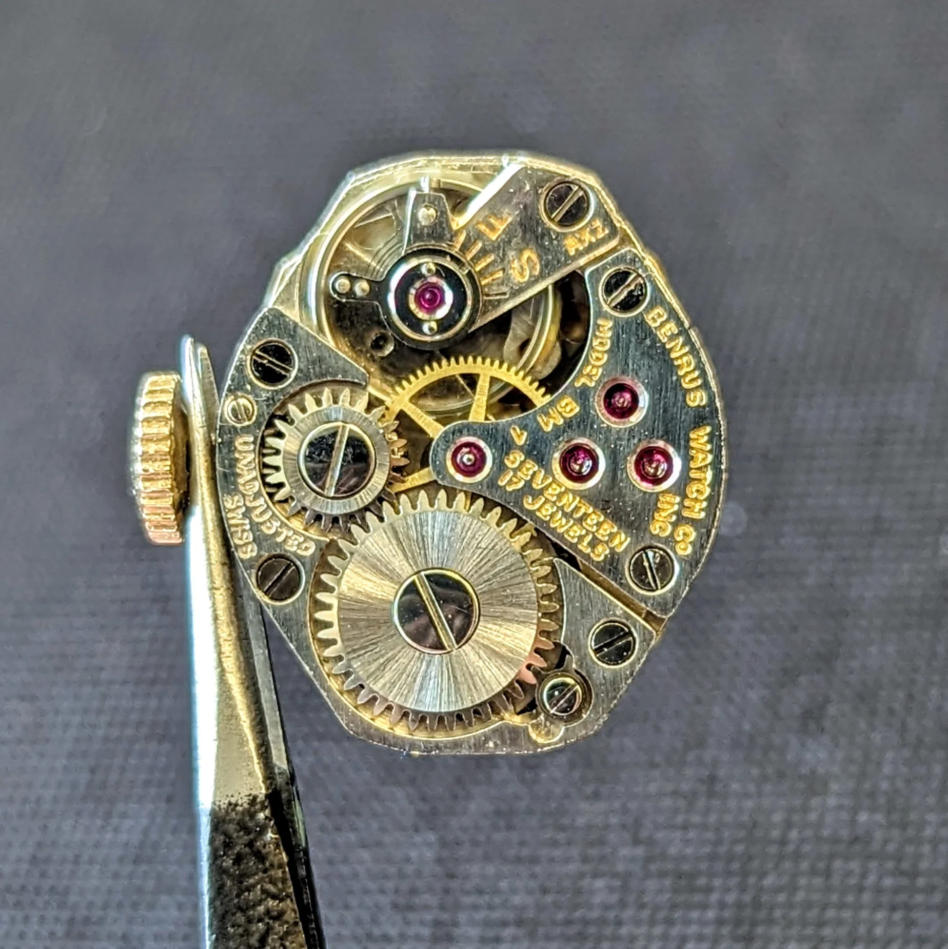 1950's BENRUS Embraceable Ladies Watch 17 Jewels Model BM1 Swiss Wristwatch - In BOX! - Image 10