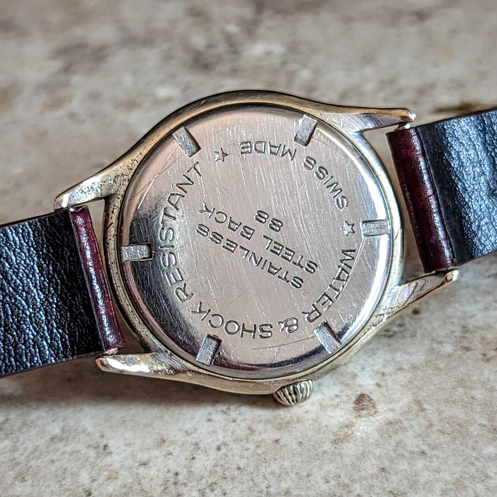 1950's LANCO Sport Watch 15 Rubis Cal. 1064 Water & Shock Resistant Military Style Wristwatch - Image 12