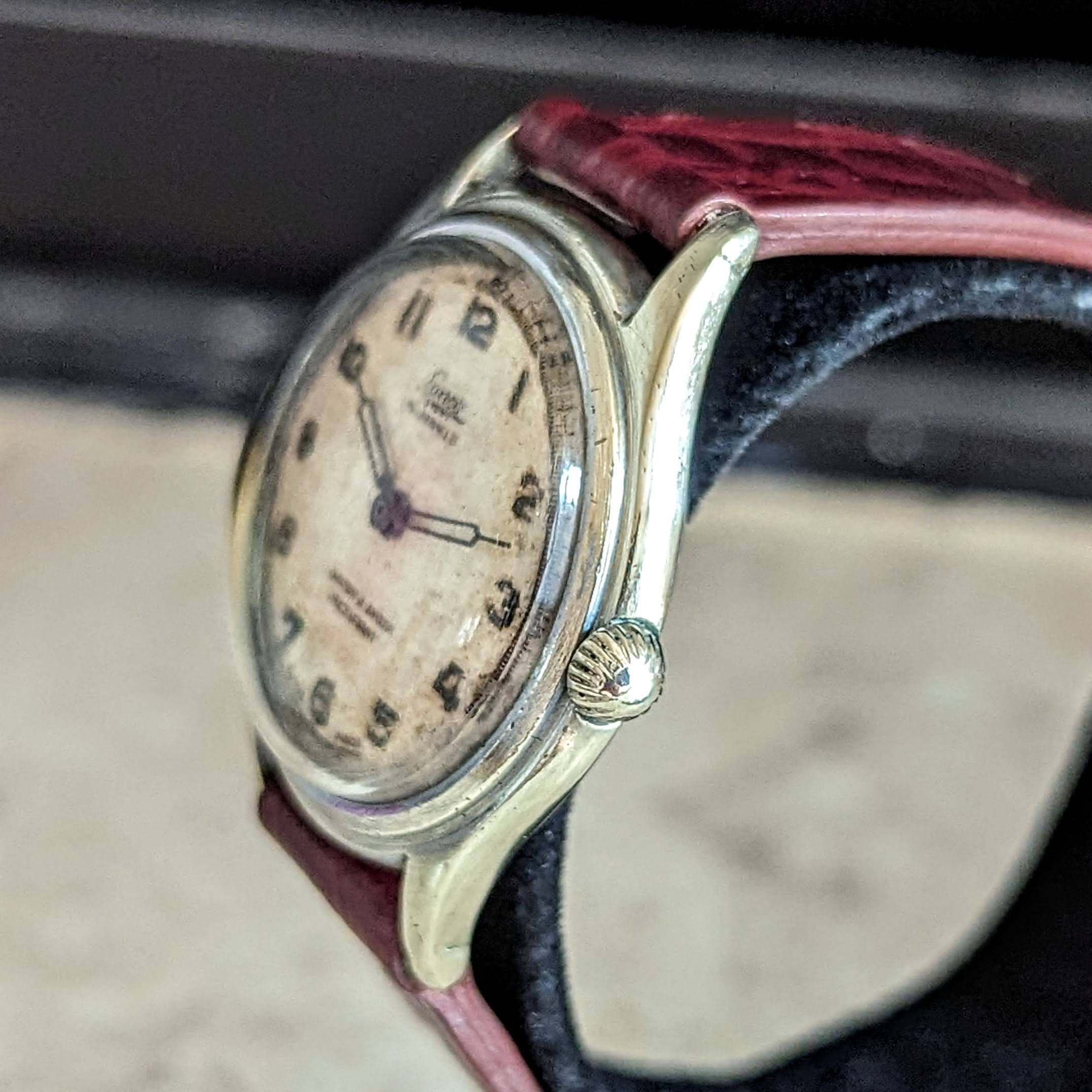 1950's LANCO Sport Watch 15 Rubis Cal. 1064 Water & Shock Resistant Military Style Wristwatch - Image 9