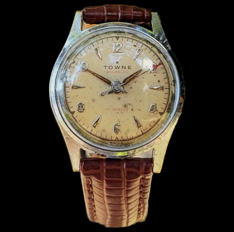 1950's TOWNE Watch 17 Jewels Incabloc AS 1187 / 94 - Image 8