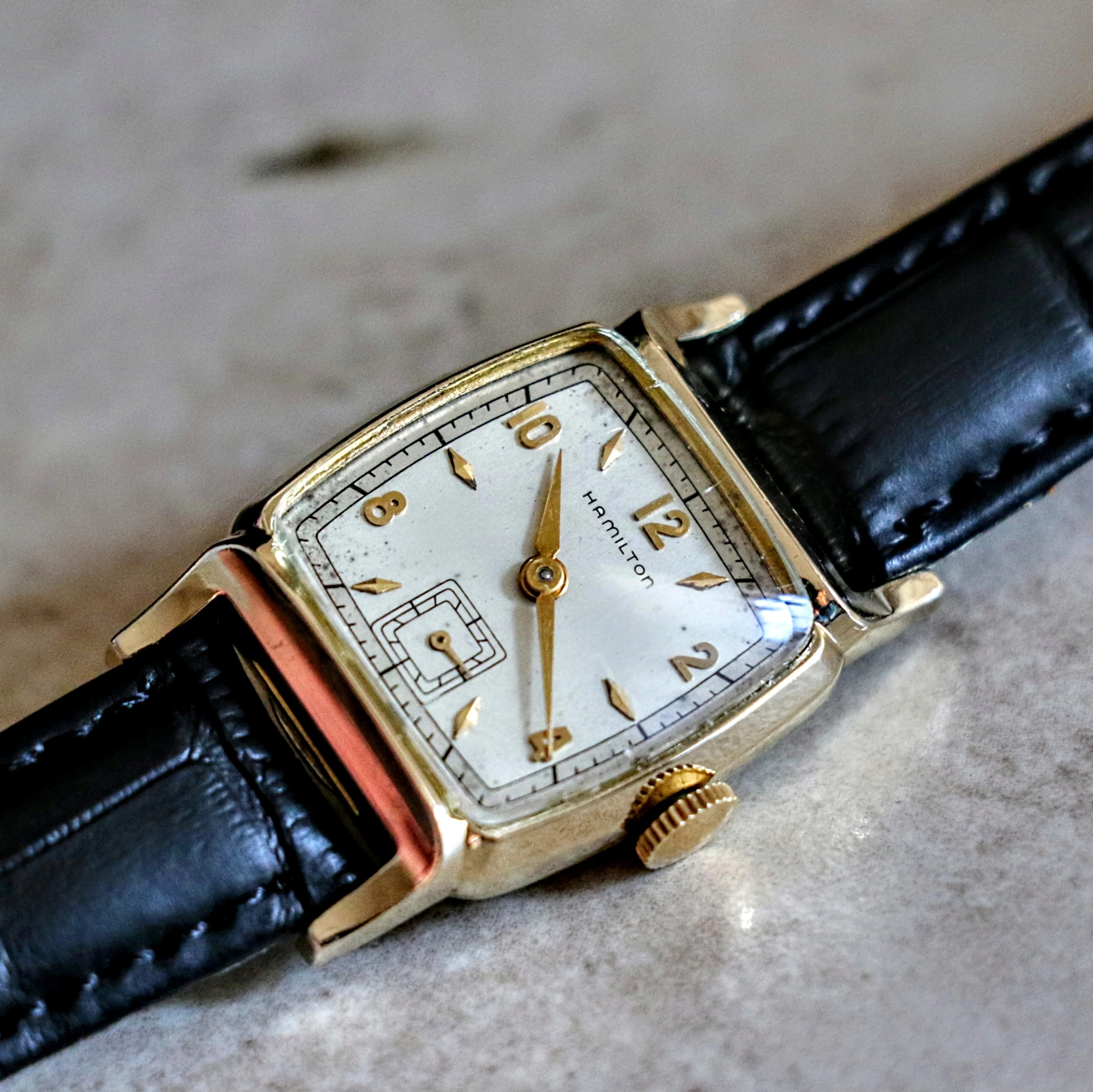 1951-52 HAMILTON Emery Wristwatch 10K G.F. Watch Grade 747 U.S.A. Made Watch - Image 11