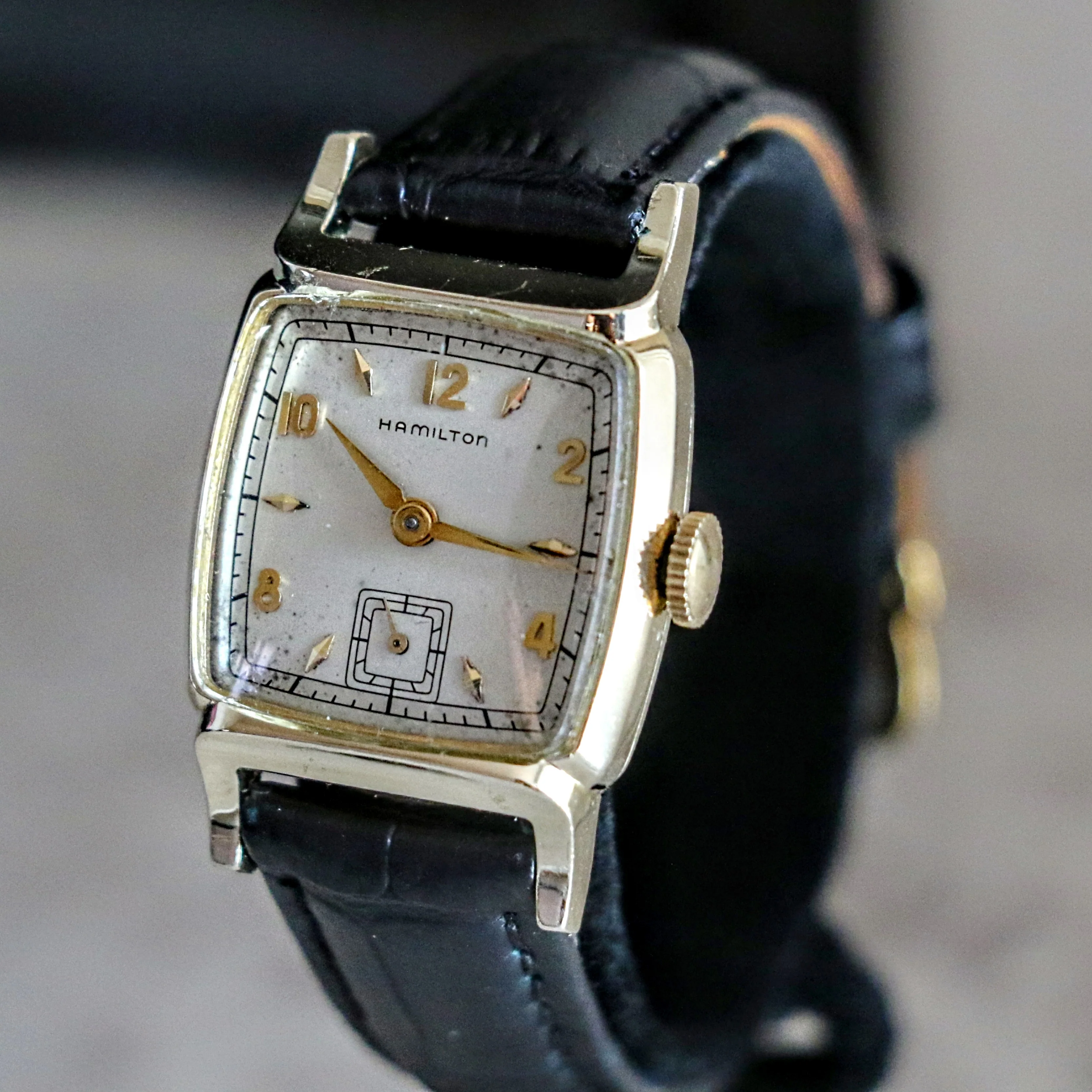 1951-52 HAMILTON Emery Wristwatch 10K G.F. Watch Grade 747 U.S.A. Made Watch - Image 4