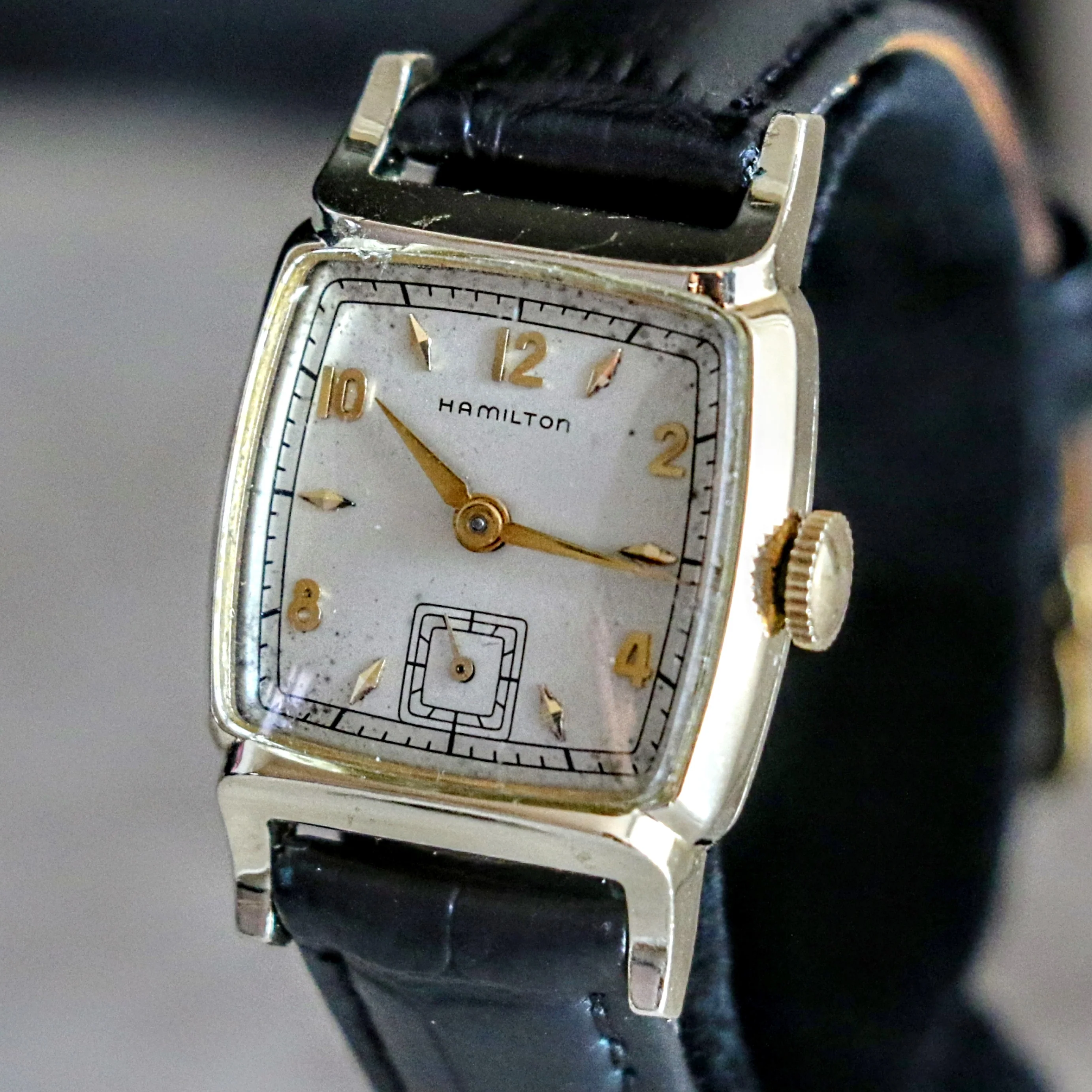 1951-52 HAMILTON Emery Wristwatch 10K G.F. Watch Grade 747 U.S.A. Made Watch - Image 5