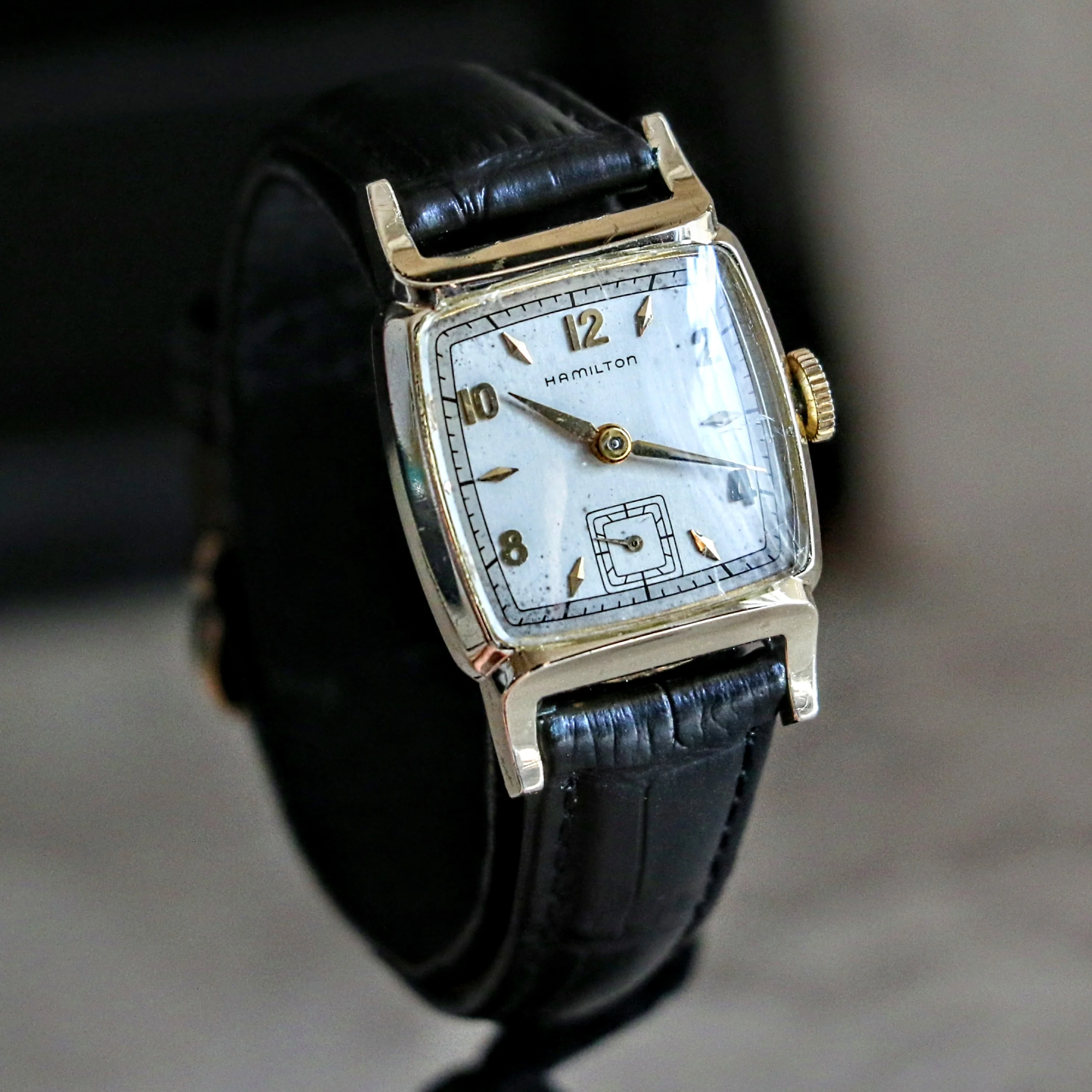 1951-52 HAMILTON Emery Wristwatch 10K G.F. Watch Grade 747 U.S.A. Made Watch - Image 8