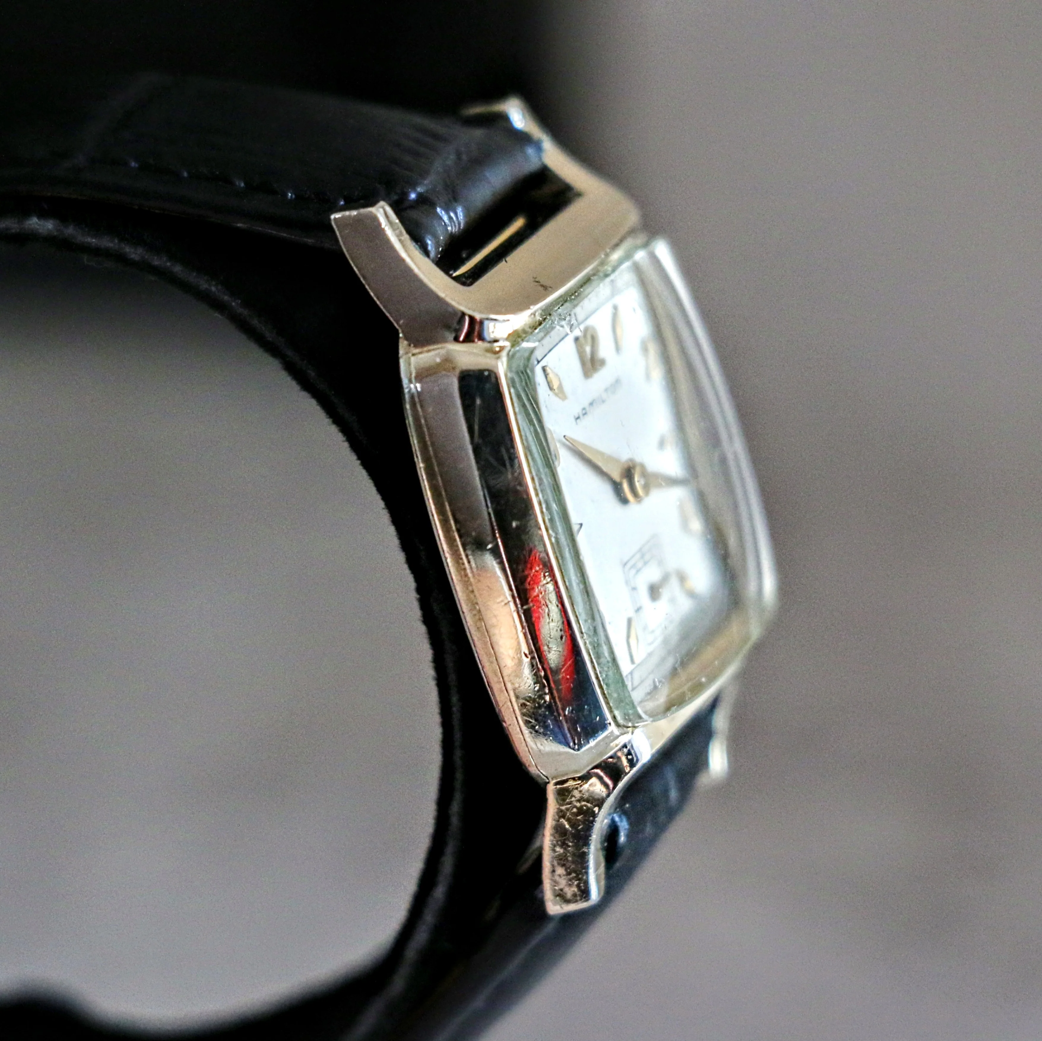 1951-52 HAMILTON Emery Wristwatch 10K G.F. Watch Grade 747 U.S.A. Made Watch - Image 9