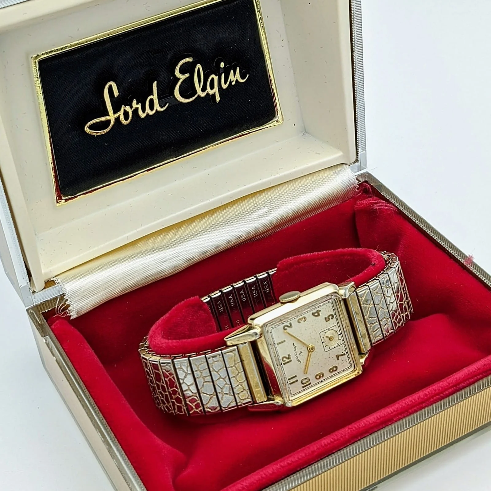 1951 LORD ELGIN 21 Jewels - Original BOX! - Image 14
