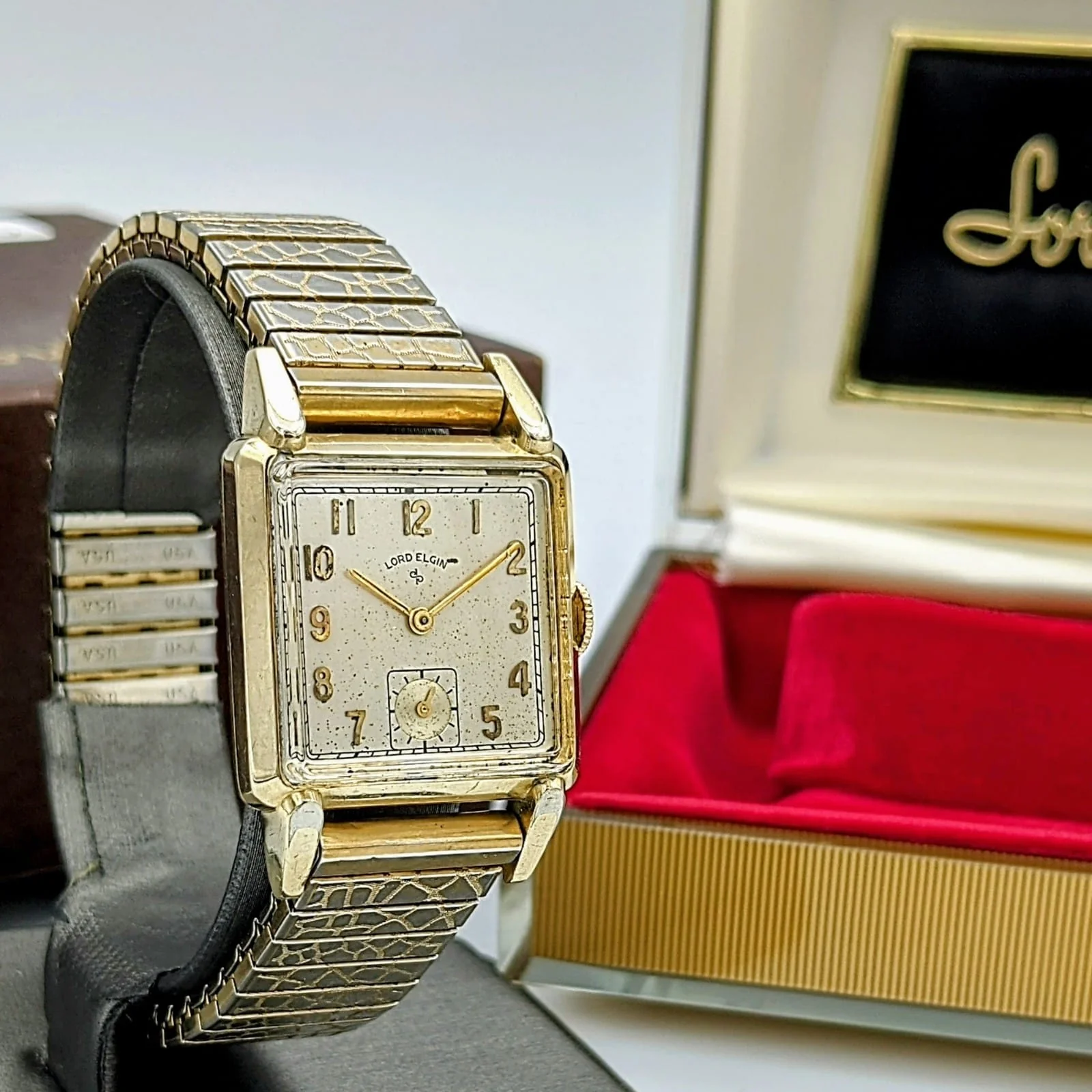 1951 LORD ELGIN 21 Jewels - Original BOX! - Image 4