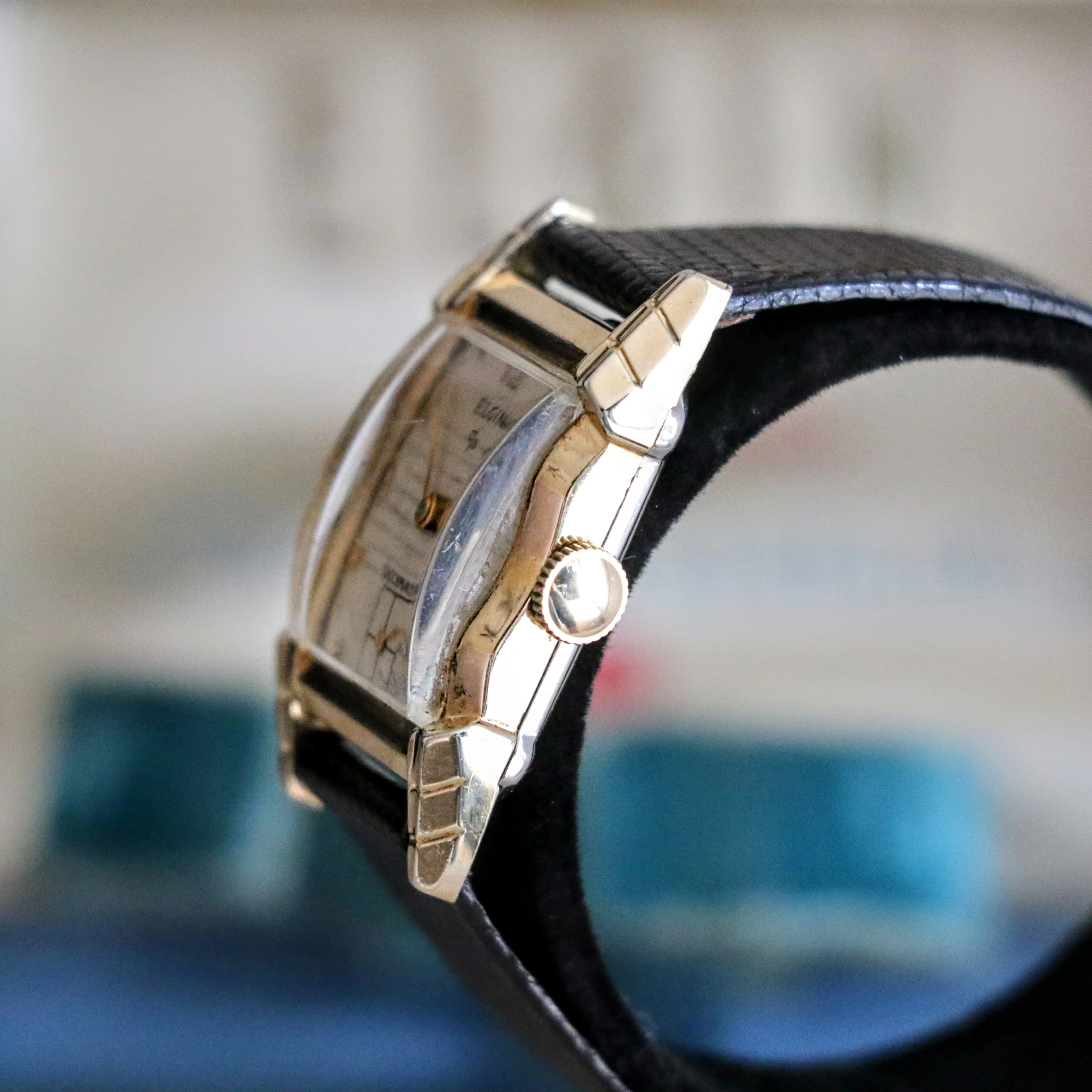 1953 ELGIN Durapower Wristwatch Shockmaster Grade 674 ADJ’D 17 Jewels U.S.A. Watch - Image 8